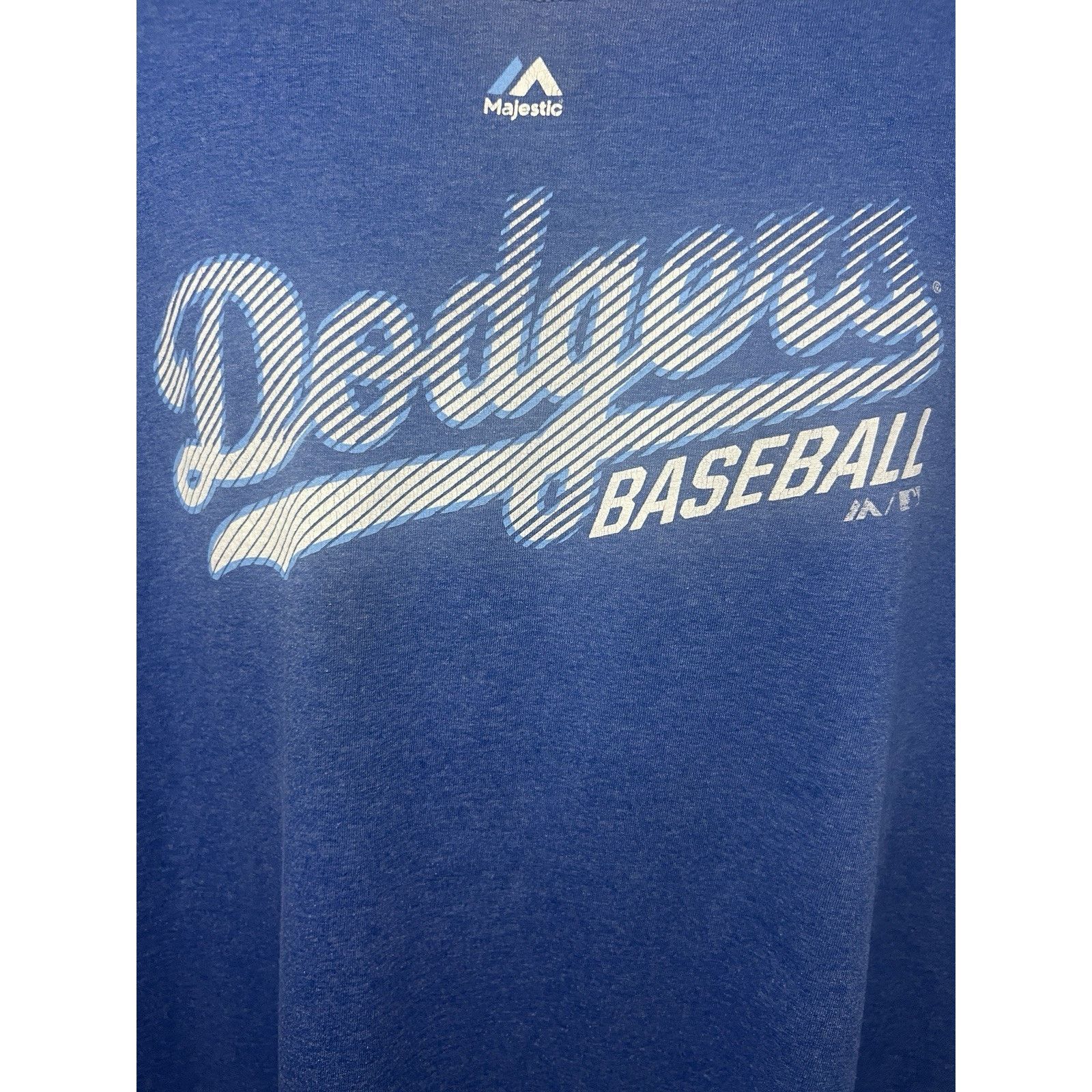 Majestic LA Dodgers Baseball MLB Majestic Blue Graphic T-Shirt 2XL Size US XXL / EU 58 / 5 - 5 Thumbnail