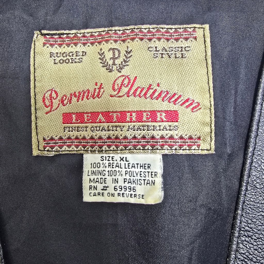The Unbranded Brand Permit Platinum Leather Vest XL Size US XL / EU 56 / 4 - 7 Thumbnail