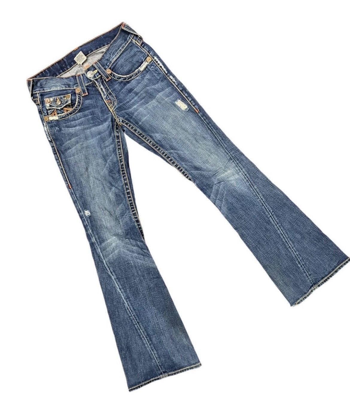True Religion True Religion Destroyed Jeans Size US 32 / EU 48 - 14 Thumbnail