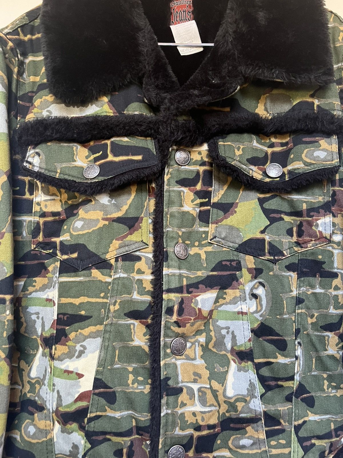Jean Paul Gaultier Jean Paul Gaultier Camo Faces Jacket Size US M / EU 48-50 / 2 - 3 Thumbnail