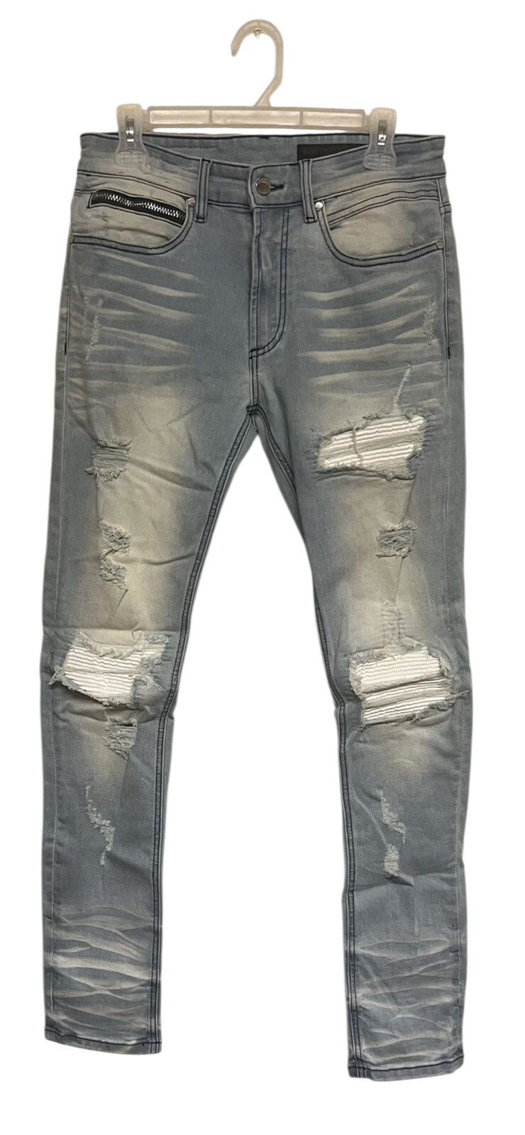 Other Rockstar Patchwork Jeans Ripped Bleached Jeans Pants Sz 30 Size US 30 / EU 46 - 4 Thumbnail