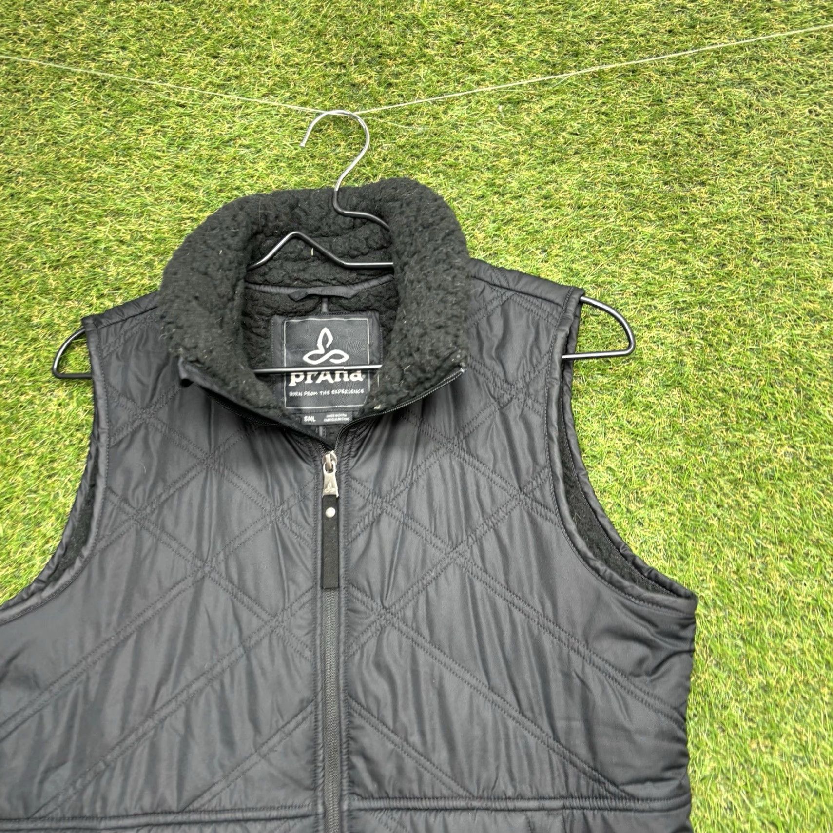 Prana prAna Elsa Vest Small Womens Black Sherpa Lined Full Zip Outdoor Hiking Puffer Size S / US 4 / IT 40 - 3 Thumbnail