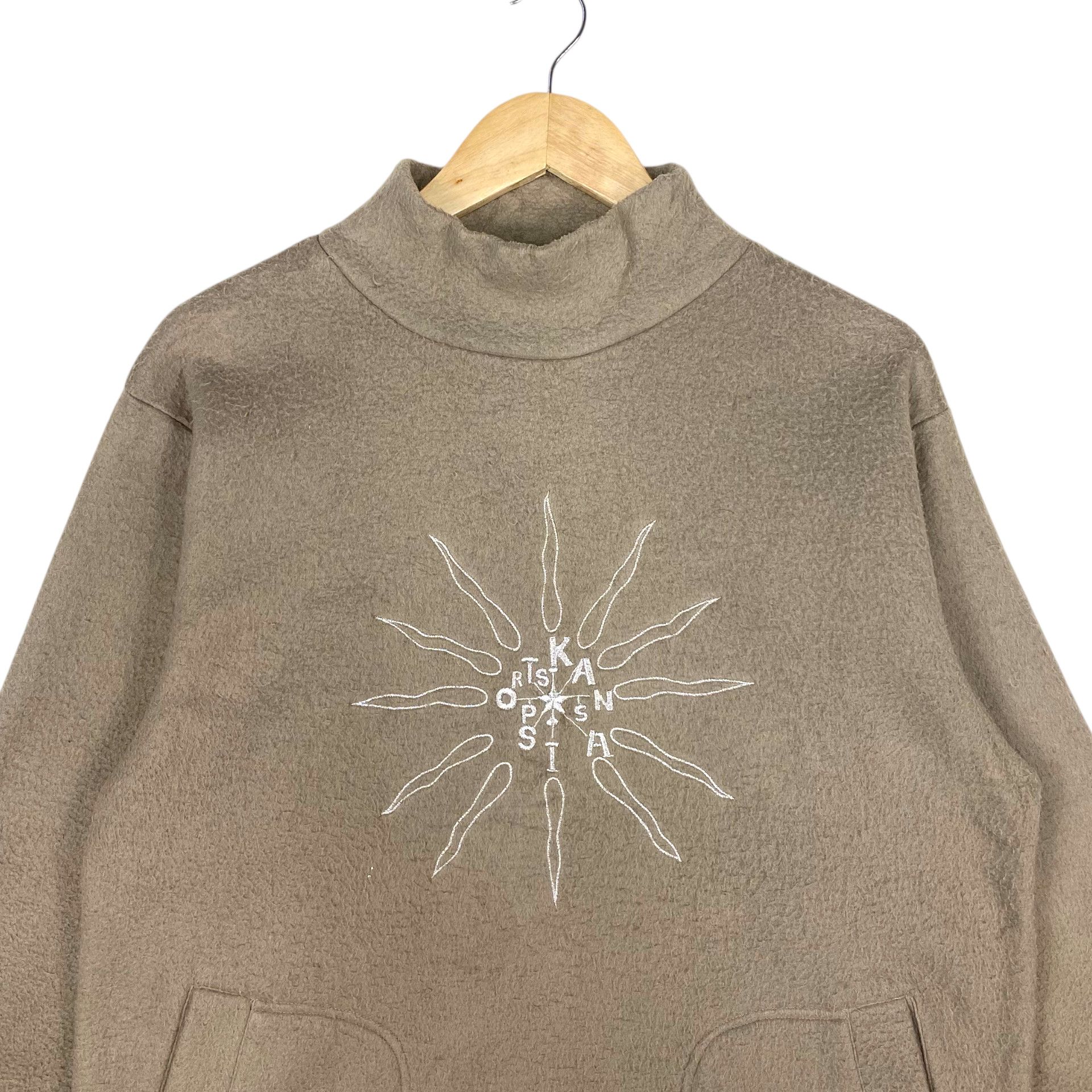 Kansai Yamamoto 💥90s KANSAI SPORT FLEECE PULLOVER SWEATER Size US L / EU 52-54 / 3 - 5 Thumbnail