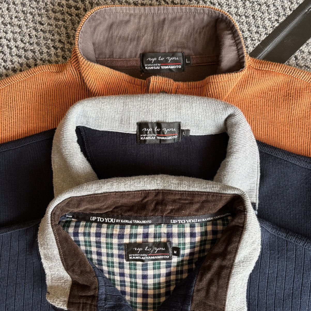 Kansai Yamamoto Kansai Yamamoto Halfzipper Sweatshirt Combo Size M/L Size US M / EU 48-50 / 2 - 1 Thumbnail