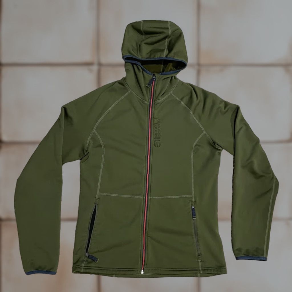 Vintage State of Elevenate Skiers Fleece Hood Jacket Men L Forest Green Fullzip Hooded Ski Jacket Mens L Green Fleece Zip Pockets Outdoor Winter 90s? Size US L / EU 52-54 / 3 - 1 Thumbnail