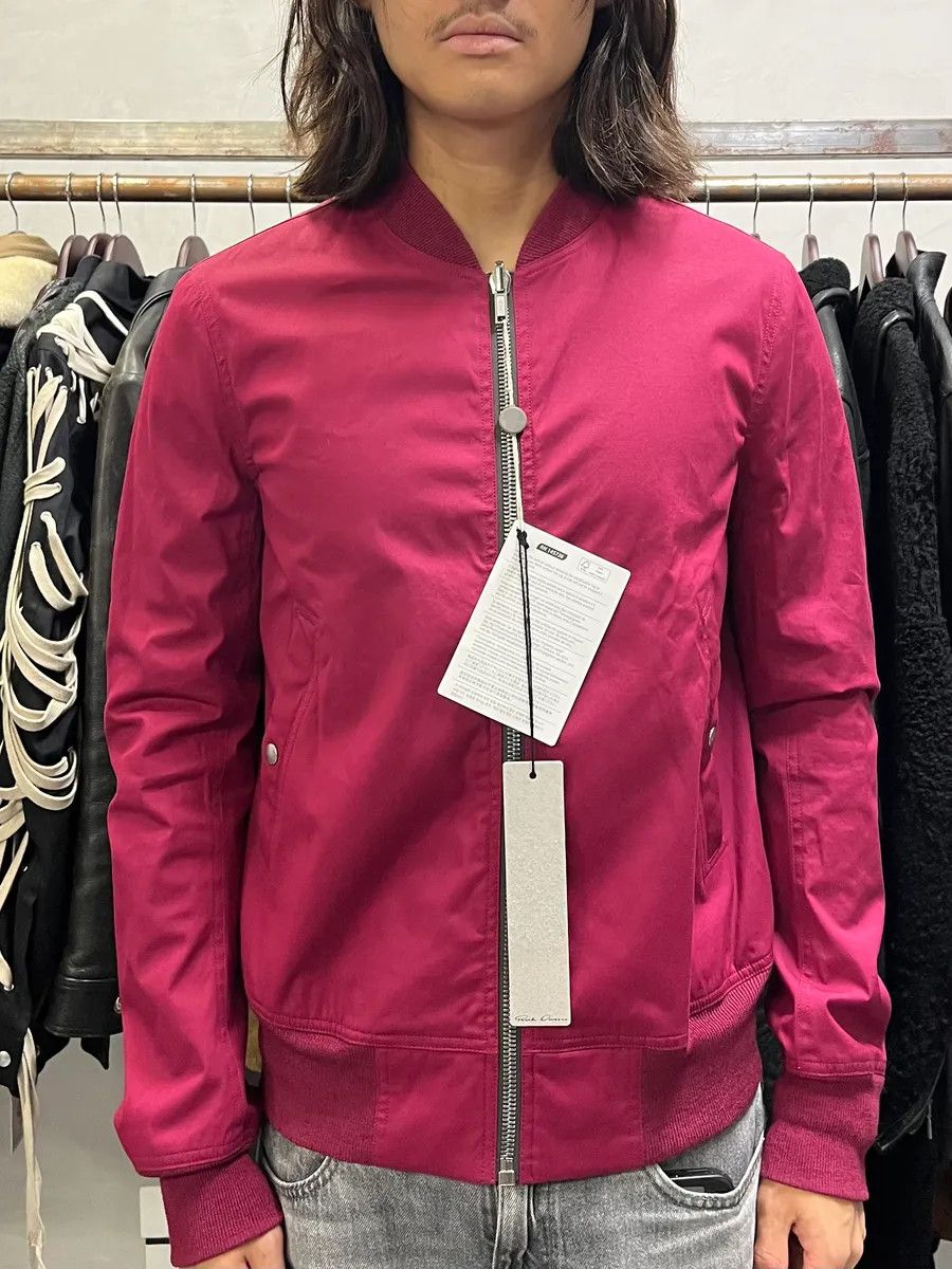 Rick Owens SS2023 Rick Owens Red Reversible Abstract Bomber Jacket Size US M / EU 48-50 / 2 - 7 Thumbnail