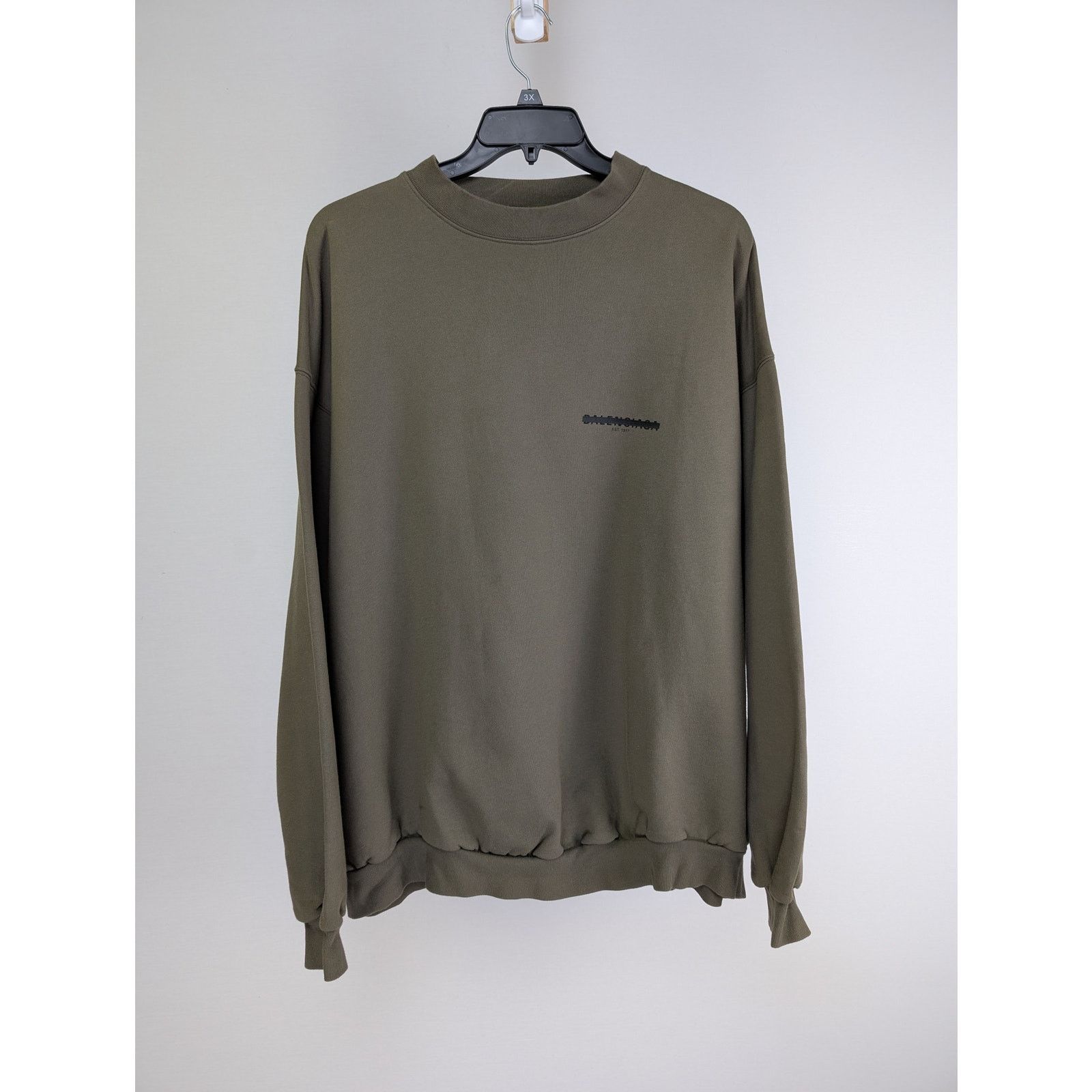 Balenciaga o1rshd1 Strike 1917 Print Medium Crewneck Sweatshirt Brown Size US L / EU 52-54 / 3 - 2 Thumbnail