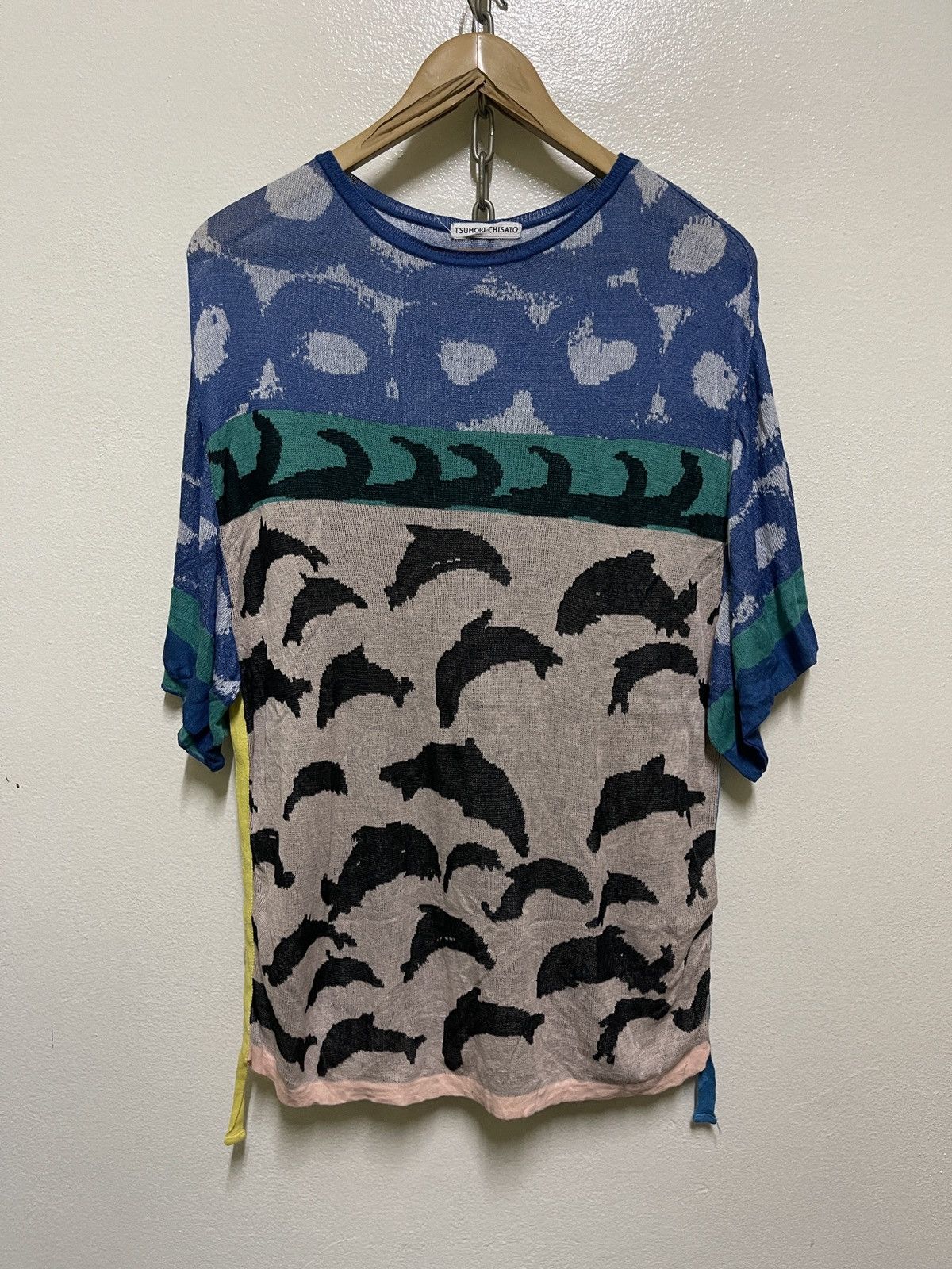 Issey Miyake × Tsumori Chisato Tsumori Chisato Dolphin Print Knit Size M / US 6-8 / IT 42-44 - 1 Thumbnail