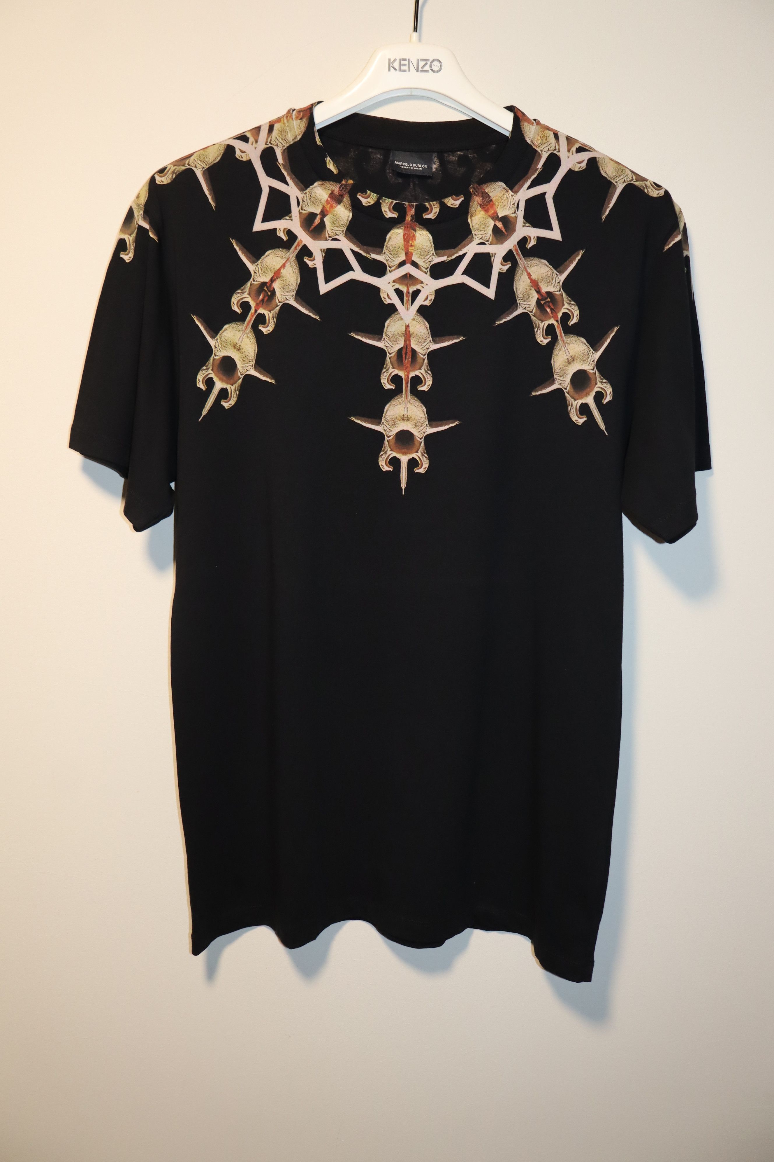 Marcelo Burlon Skull print t-shirt Size US S / EU 44-46 / 1 - 1 Thumbnail