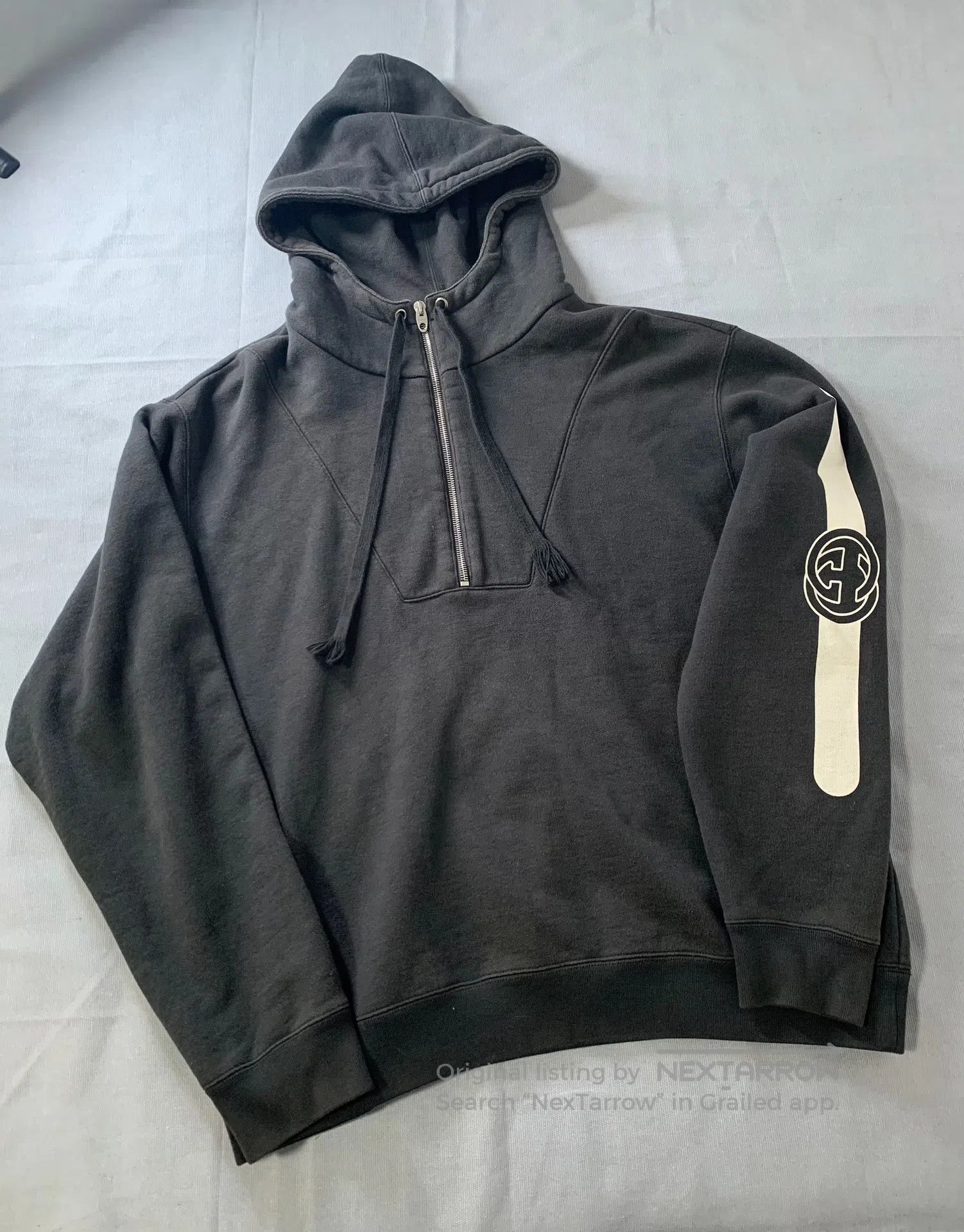 Gucci × Tom Ford Gucci - Vintage Boxy Fit Half-Zip Fleece Cotton