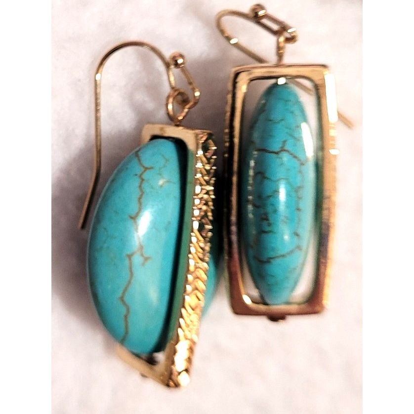 Other Hippie Boho Necklace Bracelet Earrings Lot Faux Turquoise Size ONE SIZE - 6 Thumbnail