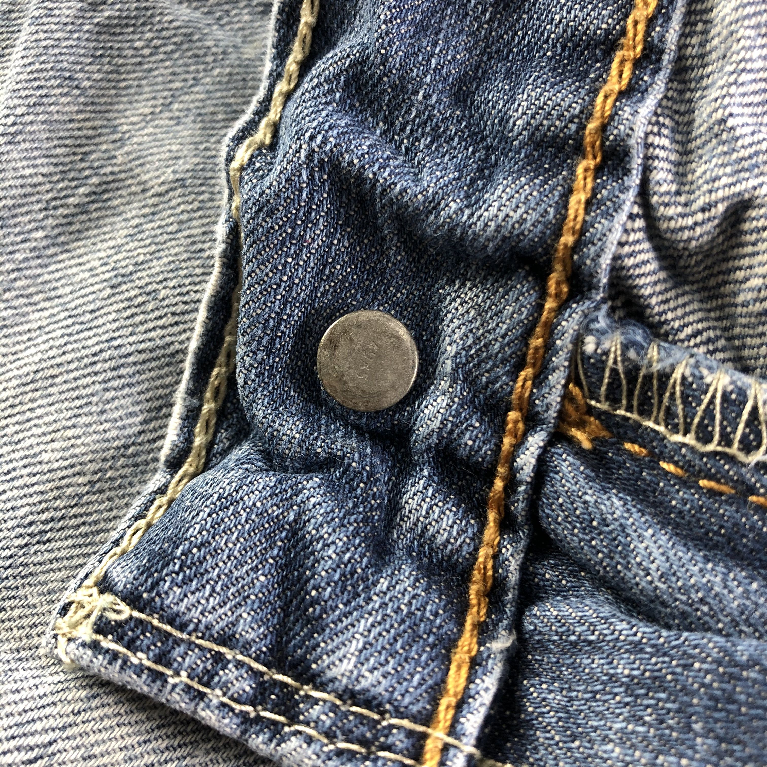 Levi's Vintage Faded Blue Levis 514 Jeans-J3277 Size US 37 - 9 Thumbnail