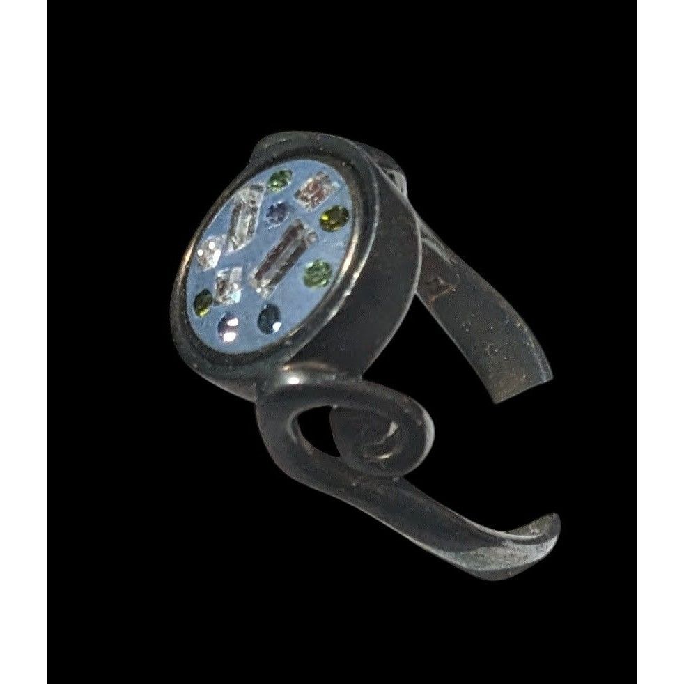 Other Spooky Gothic Kameleon Sterling Silver Ring with Removeable/ Size ONE SIZE - 13 Thumbnail
