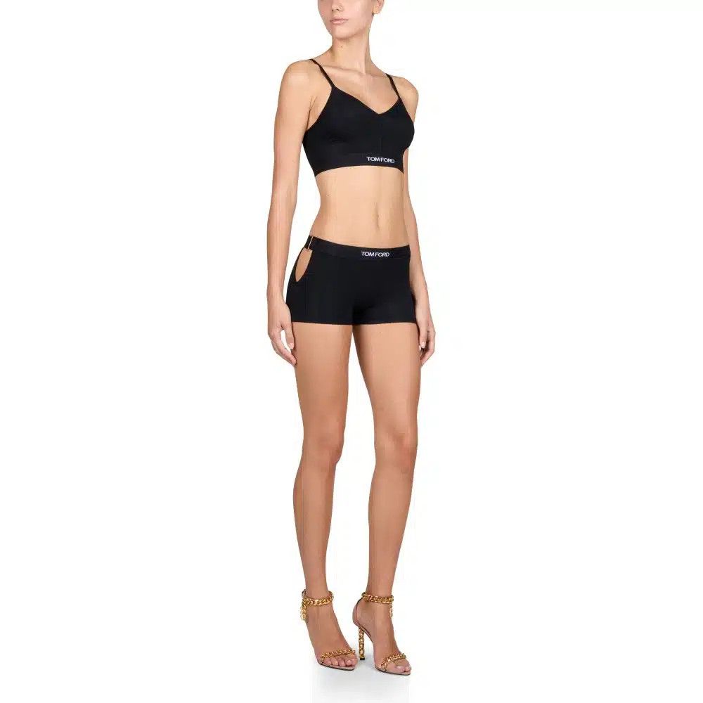 Tom Ford o1loc1c1124 KNJ005 Panty Short in Black Size 25" / US 0 / IT 36 - 2 Thumbnail