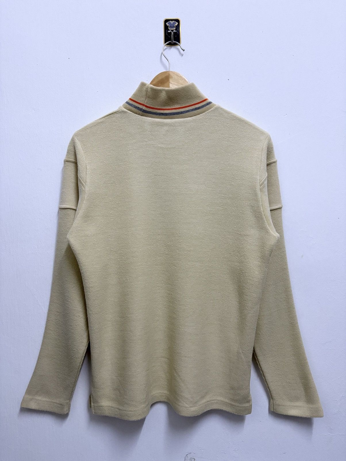 Courreges Vintage 90's Courreges Sport Futur Logo L/S Mock Turtleneck Size M / US 6-8 / IT 42-44 - 2 Thumbnail