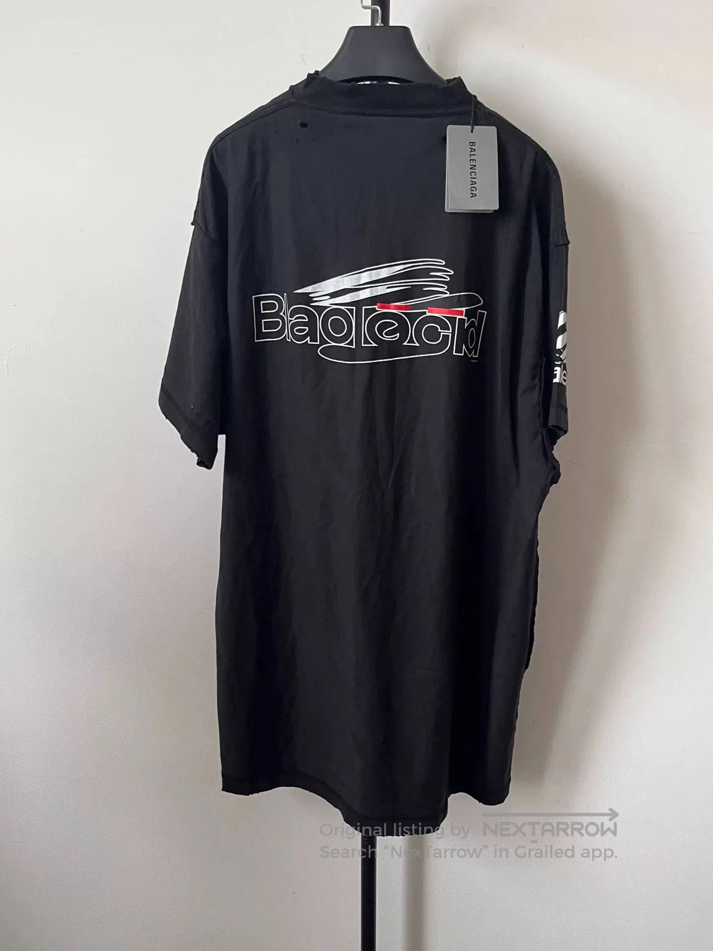 Balenciaga Balenciaga Logo Print Crewneck Short-Sleeve T-Shirt. Size US M / EU 48-50 / 2 - 2 Thumbnail