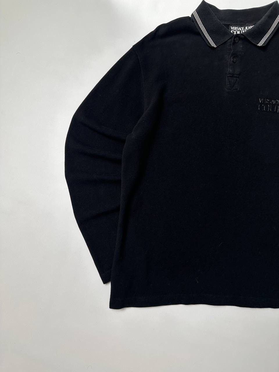Versace Versace Jeans Luxury Polo Long sleeve OldMoney🔥 Size US L / EU 52-54 / 3 - 2 Thumbnail