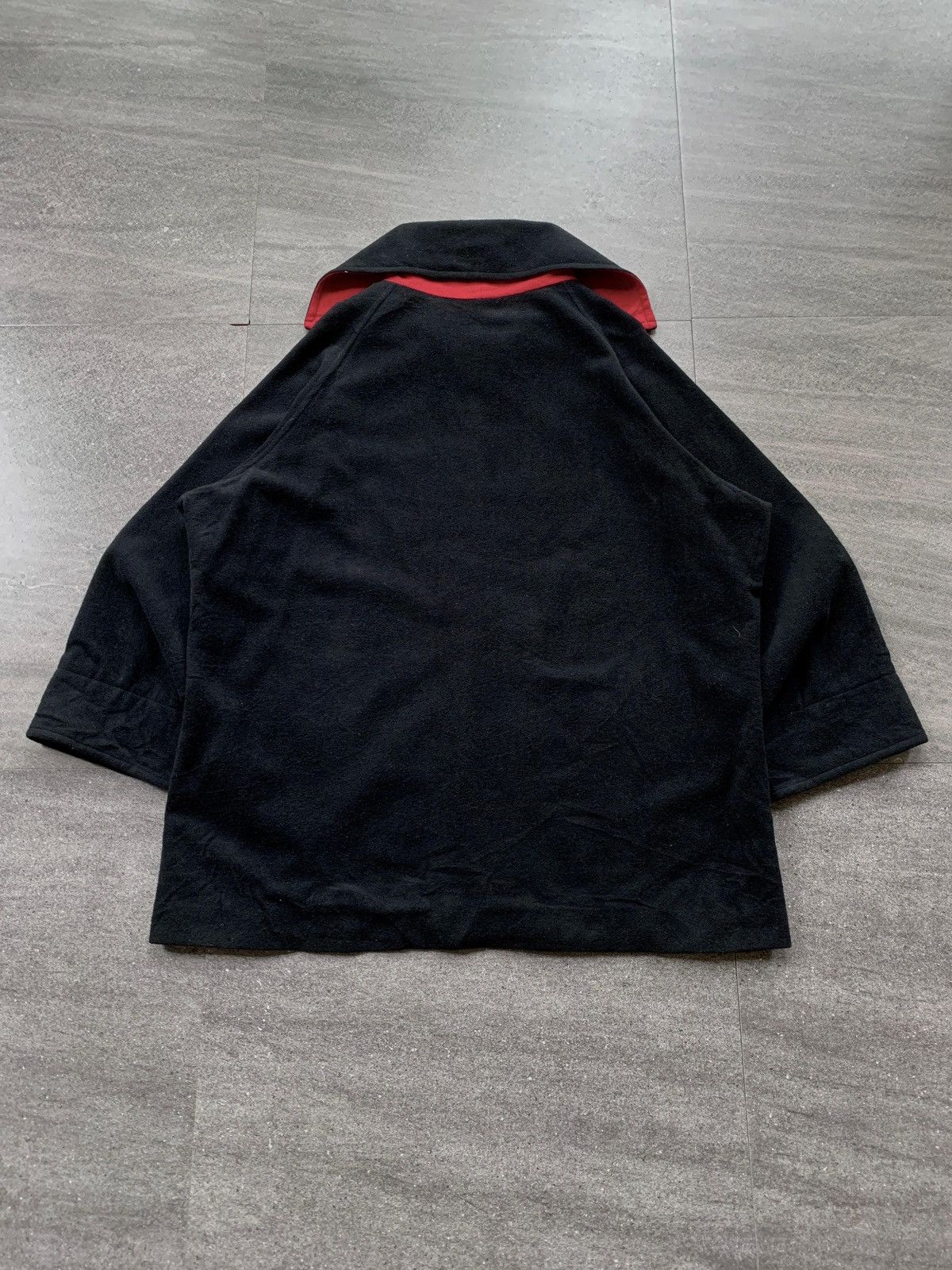 Yohji Yamamoto FREE TAX! Cashmere Blend Wide Collar Coat Size US L / EU 52-54 / 3 - 8 Thumbnail