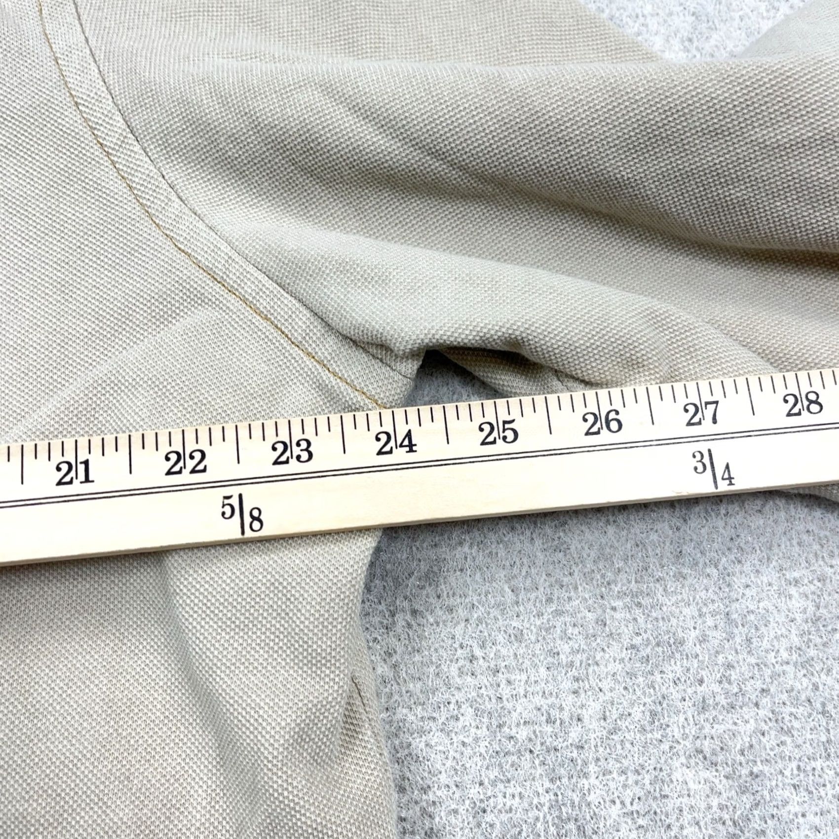 Carbon2Cobalt Corban 2 Cobalt Men XL Beige Pullover Knit Sweater Mock Neck Button Zipper Logo Embroidered Classic Preppy American Ribbed Casual Formal Size US XL / EU 56 / 4 - 7 Thumbnail