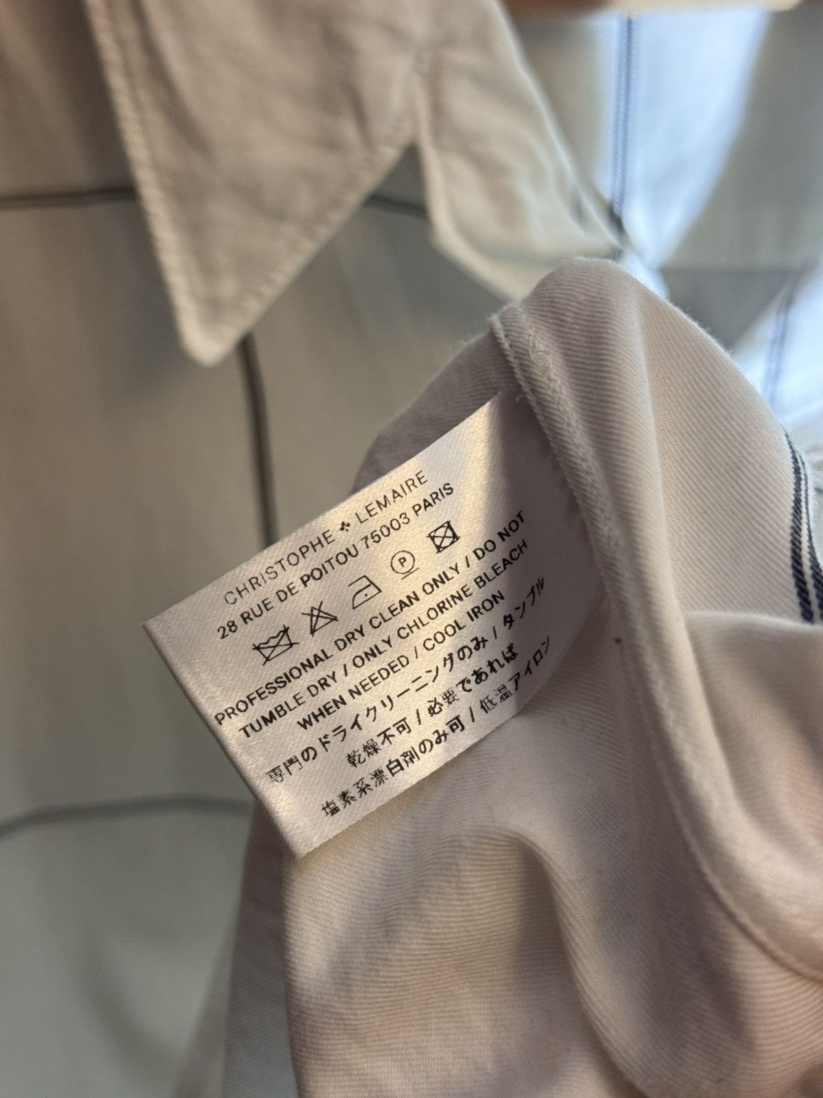 Lemaire lemaire vintage men white shirt print 1 jp Size US S / EU 44-46 / 1 - 3 Thumbnail