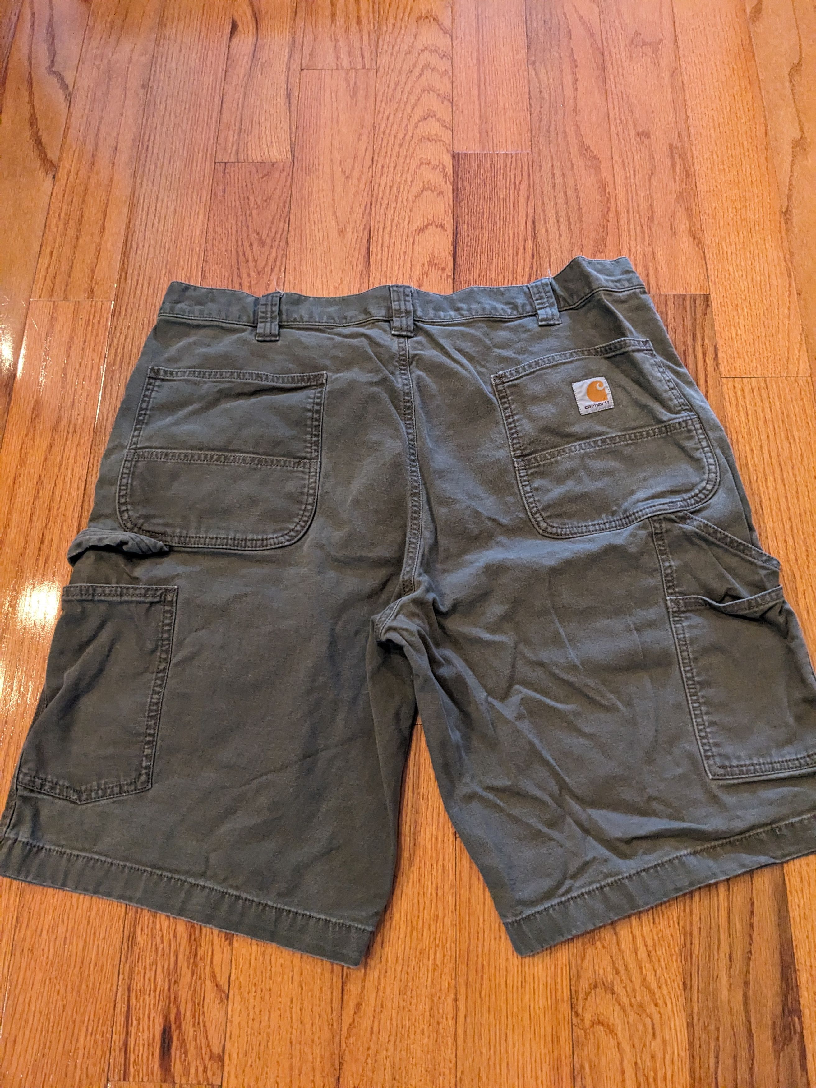 Carhartt Carhartt Relaxed Fit 38x11 Green Shorts Size US 38 / EU 54 - 1 Thumbnail