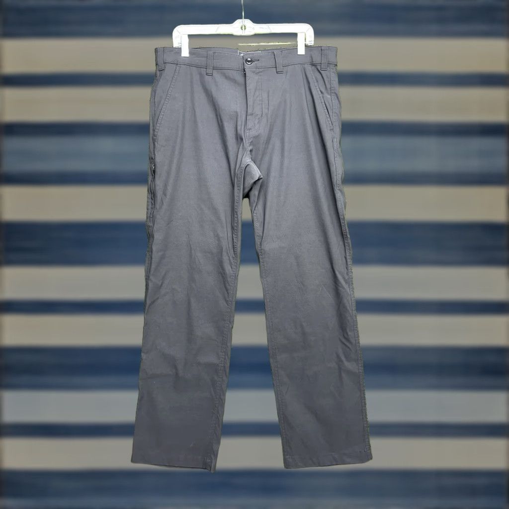 Eddie Bauer Eddie Bauer Travex Pants Mens 36x32 Chino Hiking Outdoor Casual Regular Gray Nylon Spandex 5-Pocket Straight Front Size US 36 / EU 52 - 1 Thumbnail