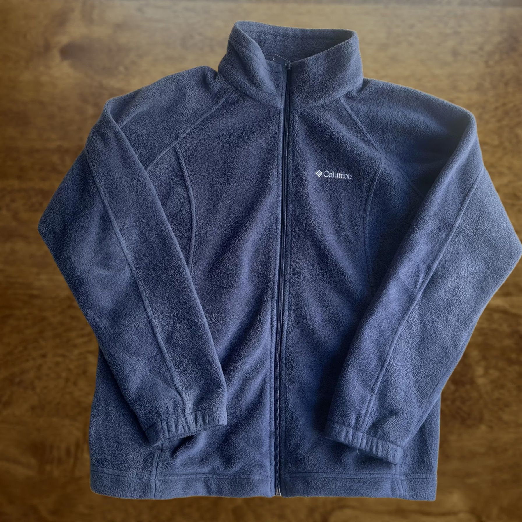 Vintage Columbia Fleece Jacket Womens 1X Gray Full Zip Pockets Casual Outdoor Warm Size XL / US 12-14 / IT 48-50 - 1 Thumbnail