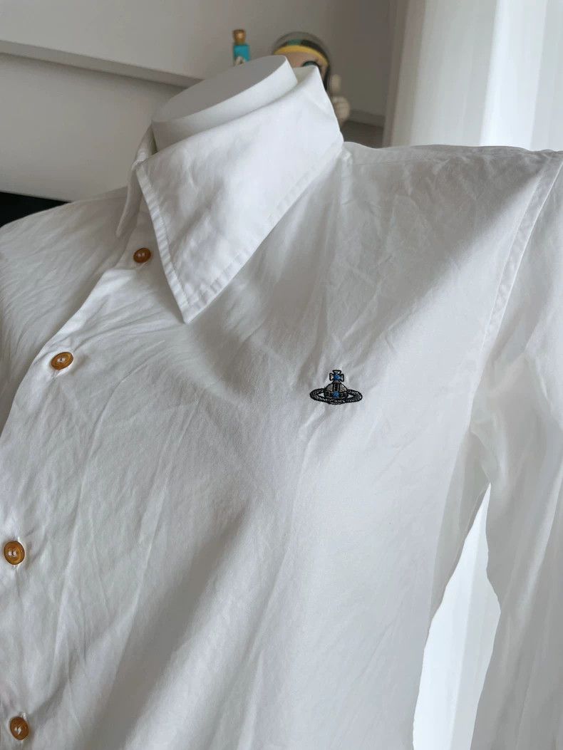 Vivienne Westwood Vivienne Westwood size44 Sloped collar orb shirt asymmetric Size M / US 6-8 / IT 42-44 - 3 Thumbnail