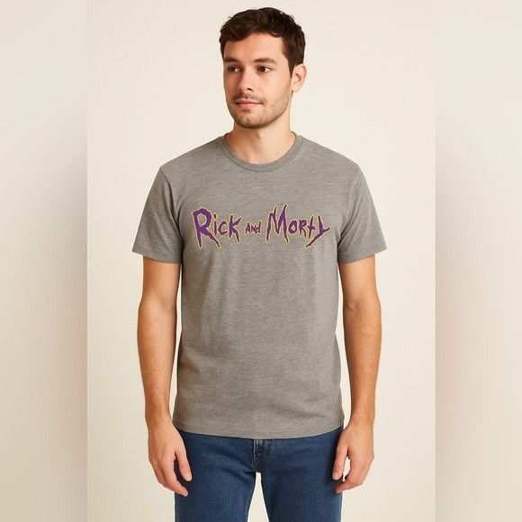 Other Rick and Morty Adult Swim Graphic T-Shirt Gray Men’s Size M Size US M / EU 48-50 / 2 - 1 Thumbnail