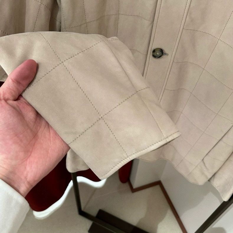 Loro Piana LORO PIANA Men's waterproof lapel suede jacket Size US M / EU 48-50 / 2 - 3 Thumbnail