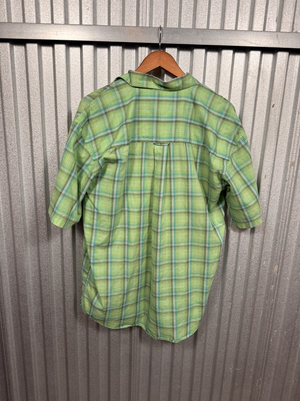 Wrangler Vintage Wrangler Short Sleeve Button Up Western Plaid Shirt Size US L / EU 52-54 / 3 - 6 Thumbnail