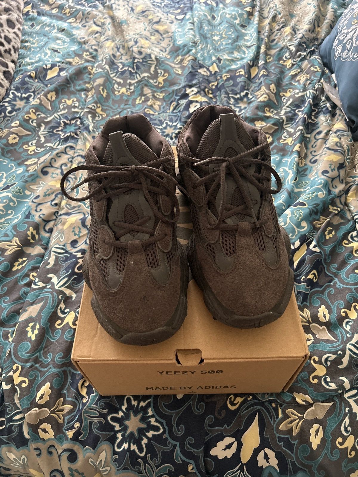 Adidas Yeezy 500 utility black Size US 10 / EU 43 - 1 Thumbnail