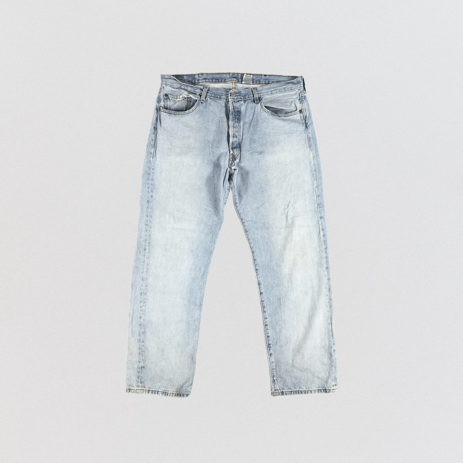 Levi's × Vintage 90s Vintage Light Wash Levis 501 Jeans-JM2842 Size US 38 / EU 54 - 1 Thumbnail