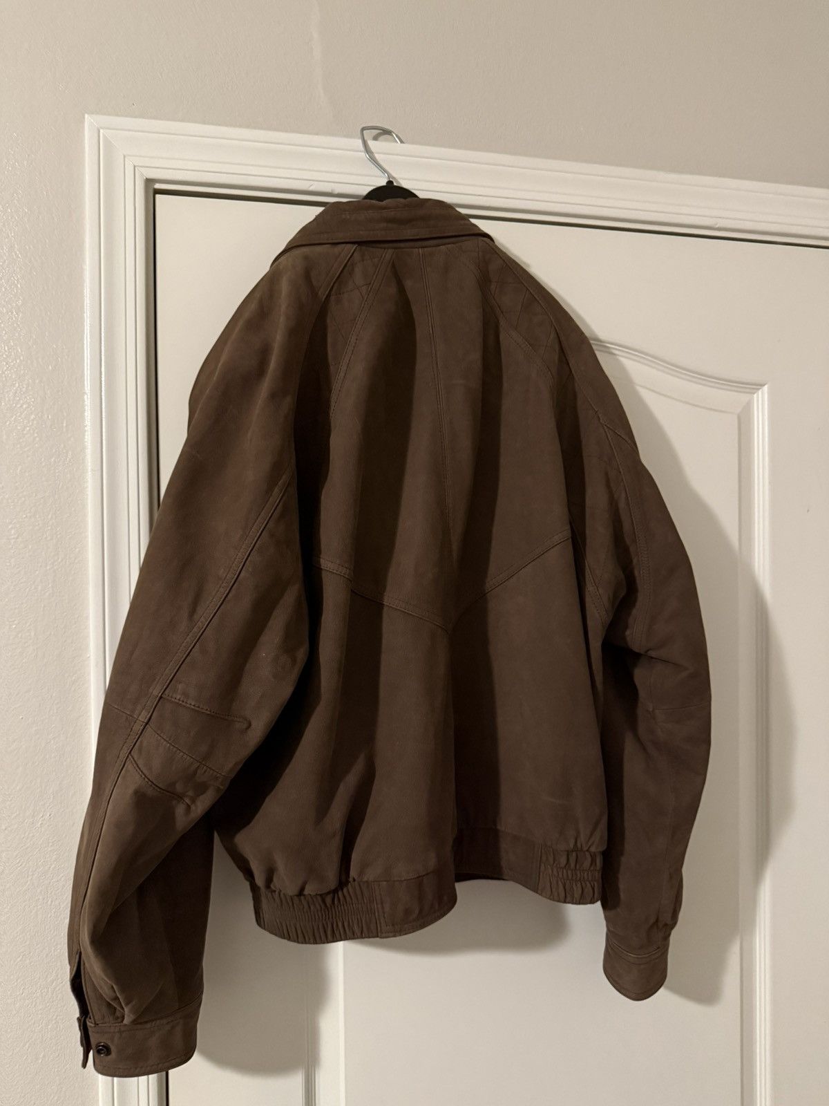 Adventure Bound Brown Aviator Leather Jacket Size US L / EU 52-54 / 3 - 5 Thumbnail