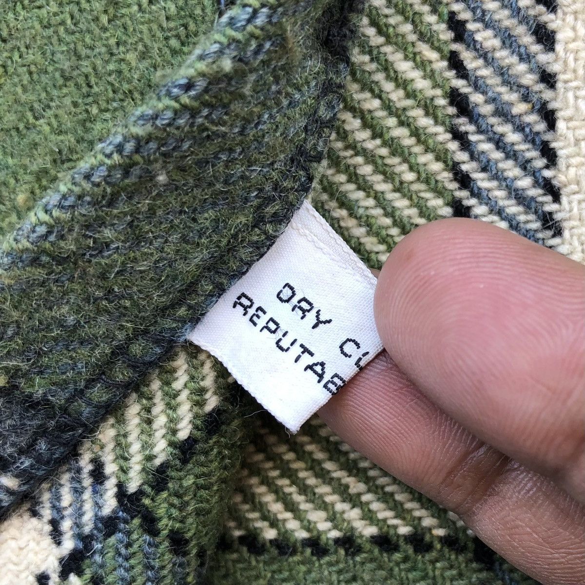 JCPenney Vintage 60s-70s JcPennys Towncraft Melton Wool Heavy Flannel Size US S / EU 44-46 / 1 - 11 Thumbnail