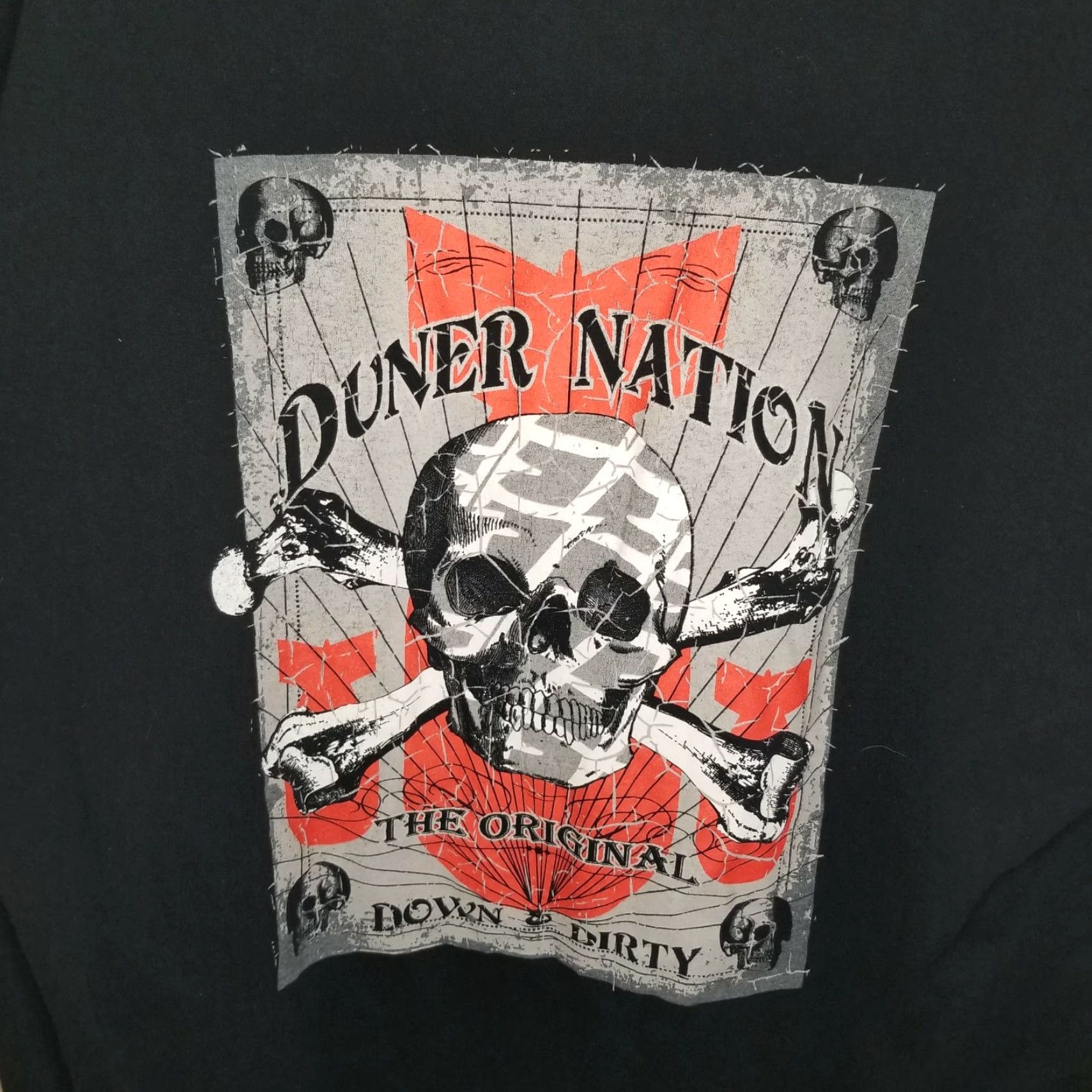 Gildan GILDAN T-Shirt Mens Black Dunder Nation Down and Dirty Short Sleeve 2XL Size US XXL / EU 58 / 5 - 5 Thumbnail