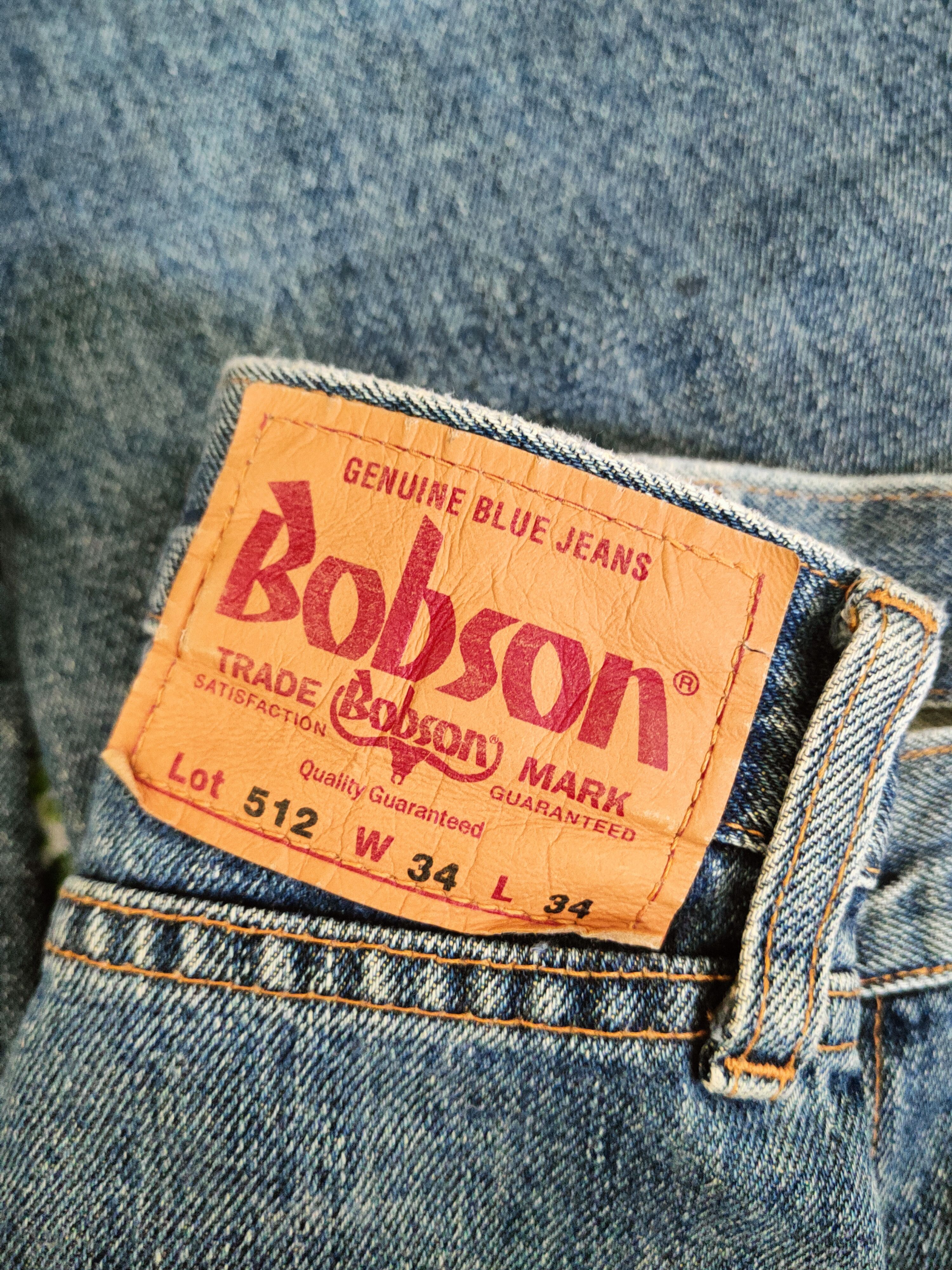 Japanese Brand Bobson Blue Distressed Ripped Jeans #S2886 Size US 33 - 13 Thumbnail