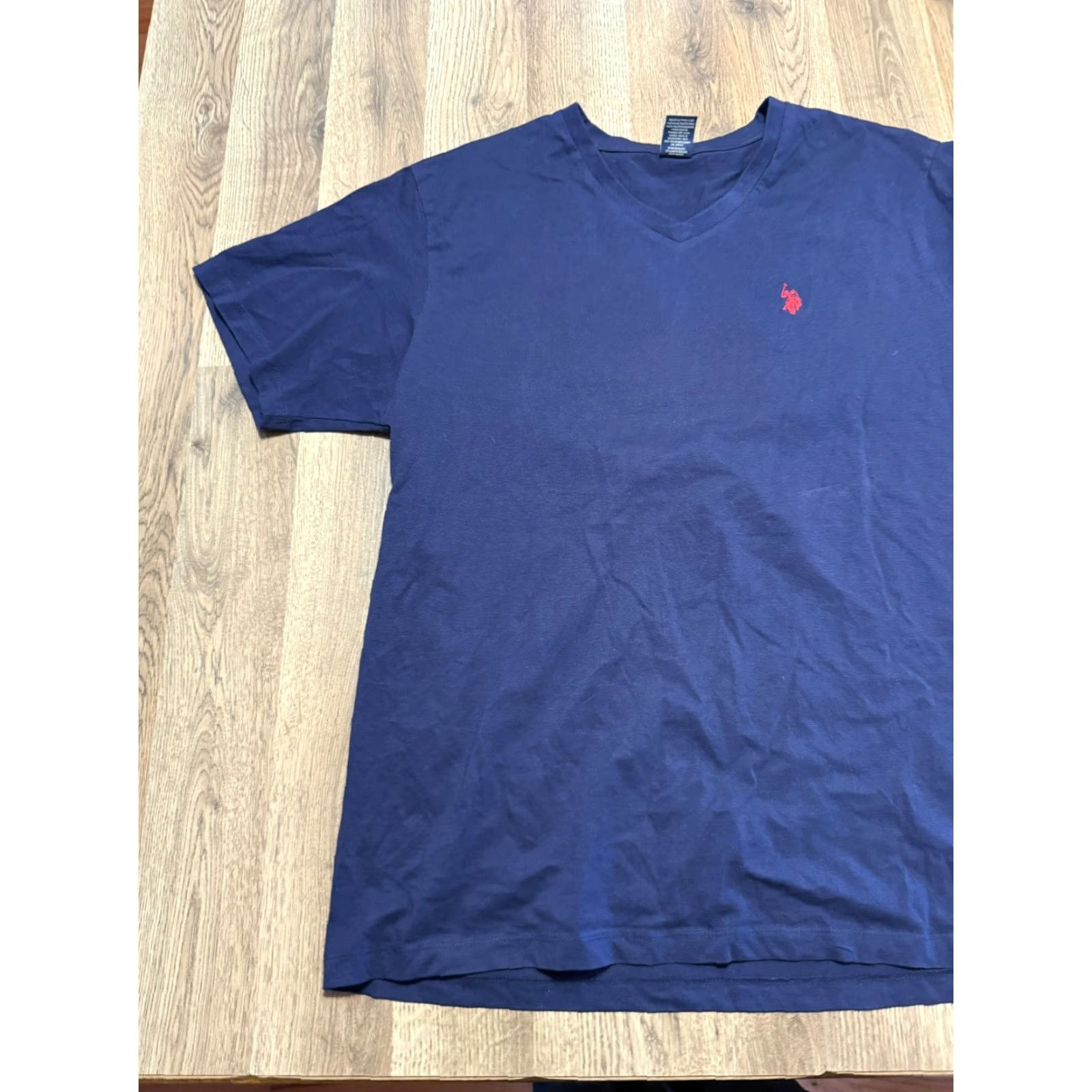 Vintage US Polo Assn Shirt Men XL Blue Short Sleeve V-Neck Logo Casual Size US XL / EU 56 / 4 - 3 Thumbnail