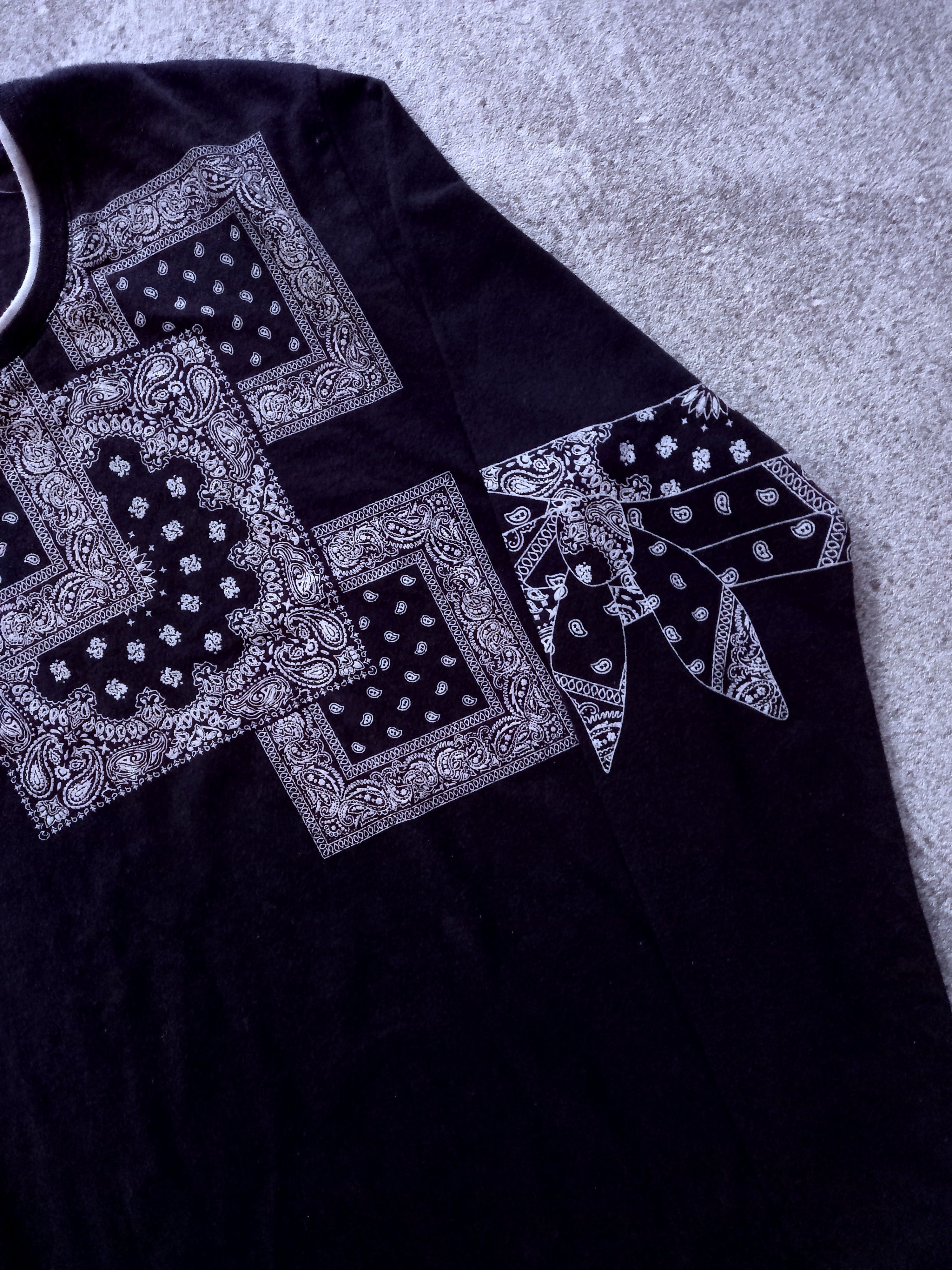 semanticdesign Semantic Design Bandana Pattern Long Sleeve T-Shirt Size US M / EU 48-50 / 2 - 8 Thumbnail