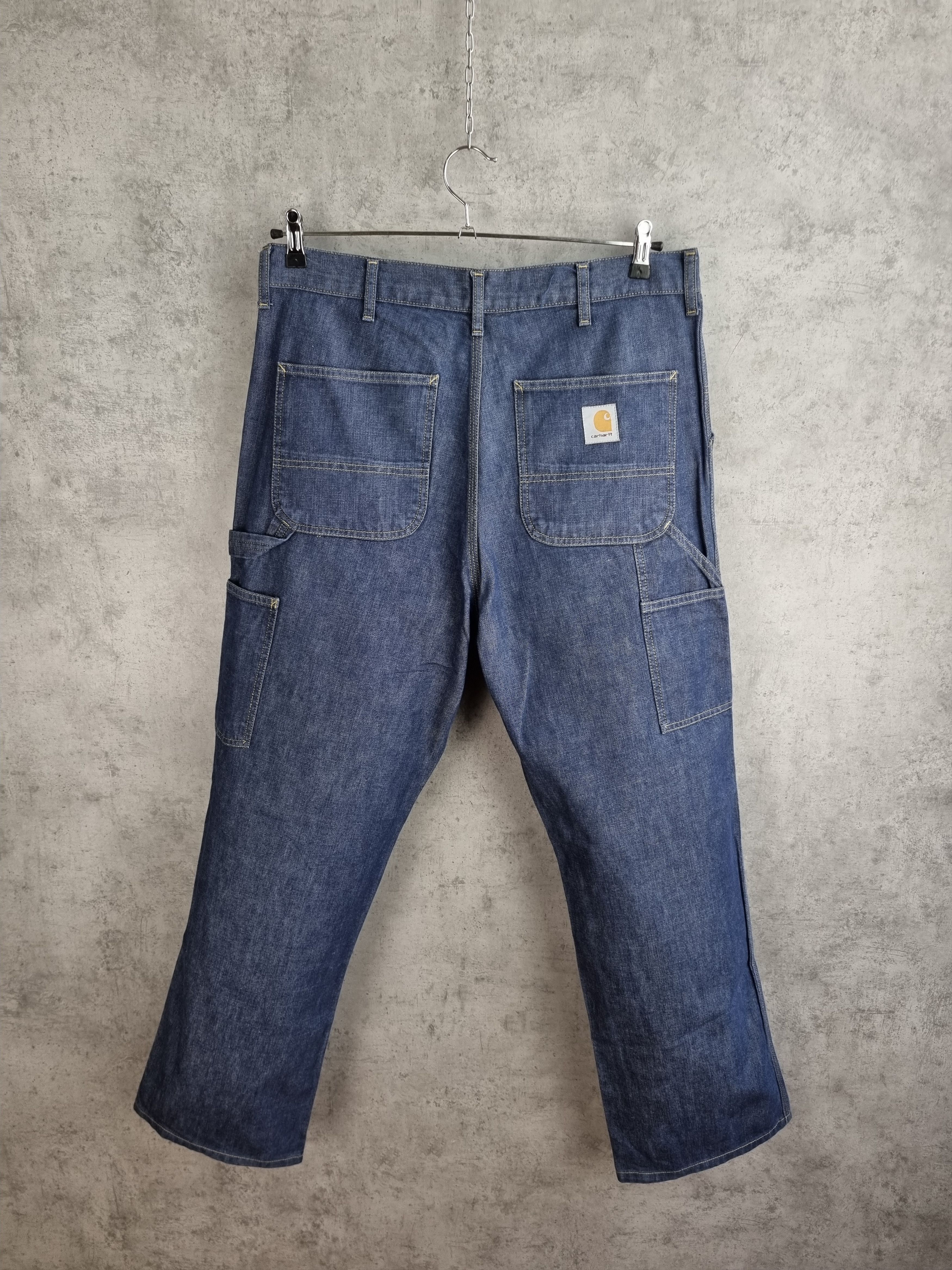 Carhartt × Carhartt Wip Carhartt Carpenter Raw Denim Jeans Size US 36 / EU 52 - 10 Thumbnail