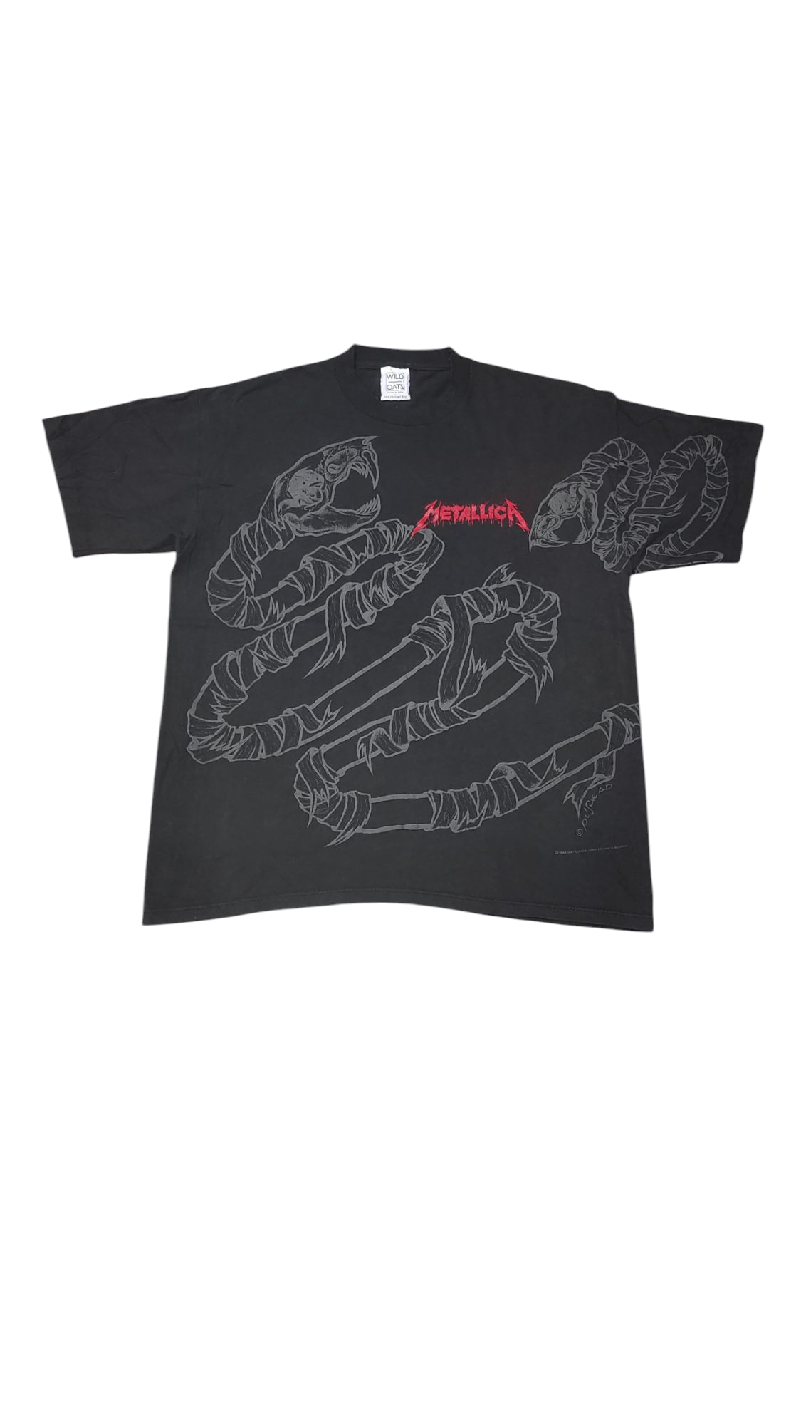 Band Tees Vintage 1992 Metallica Snake Pushead Size US L / EU 52-54 / 3 - 1 Thumbnail