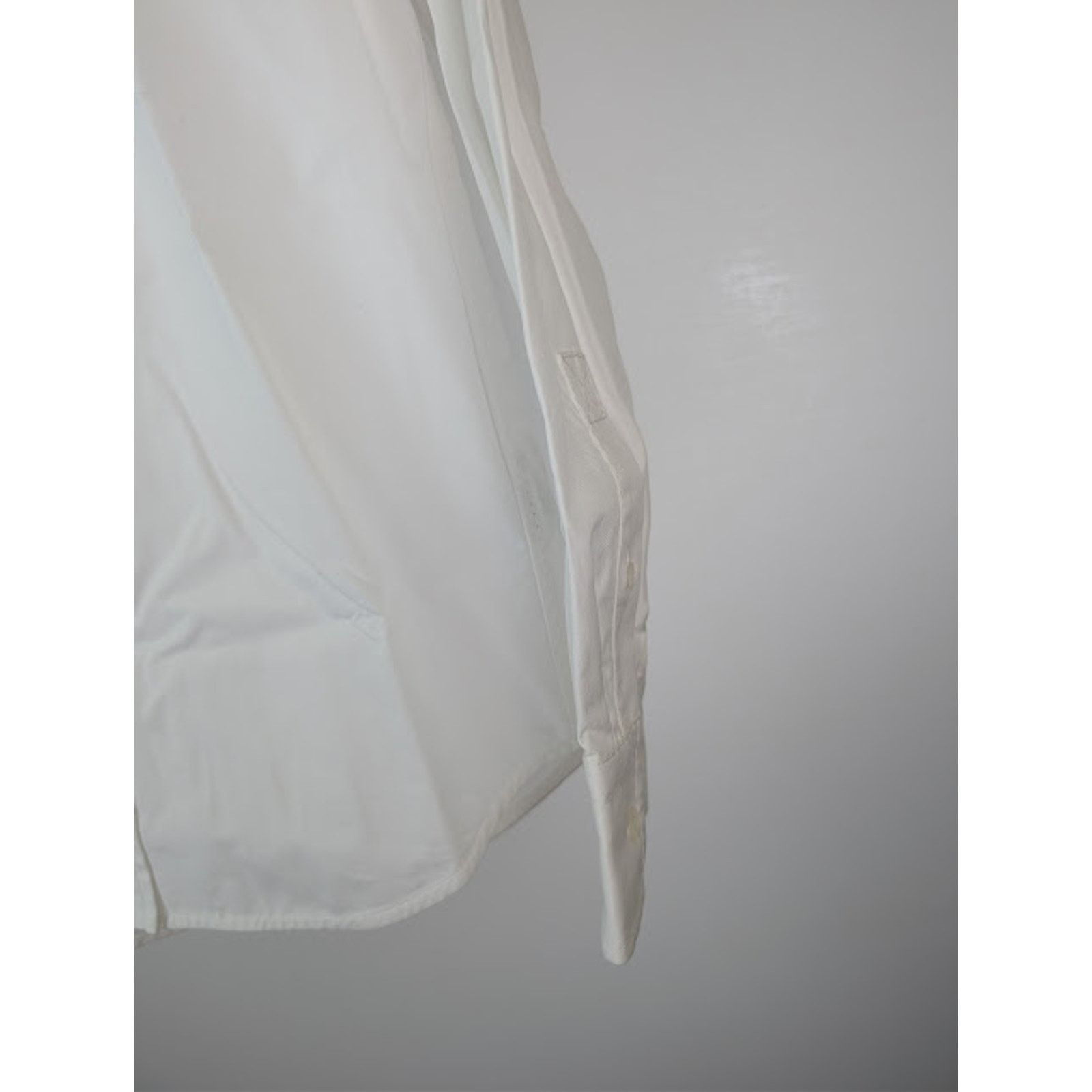 Bottega Veneta o1rshd1 Compact Cotton Canvas Shirt in White Size US M / EU 48-50 / 2 - 6 Thumbnail