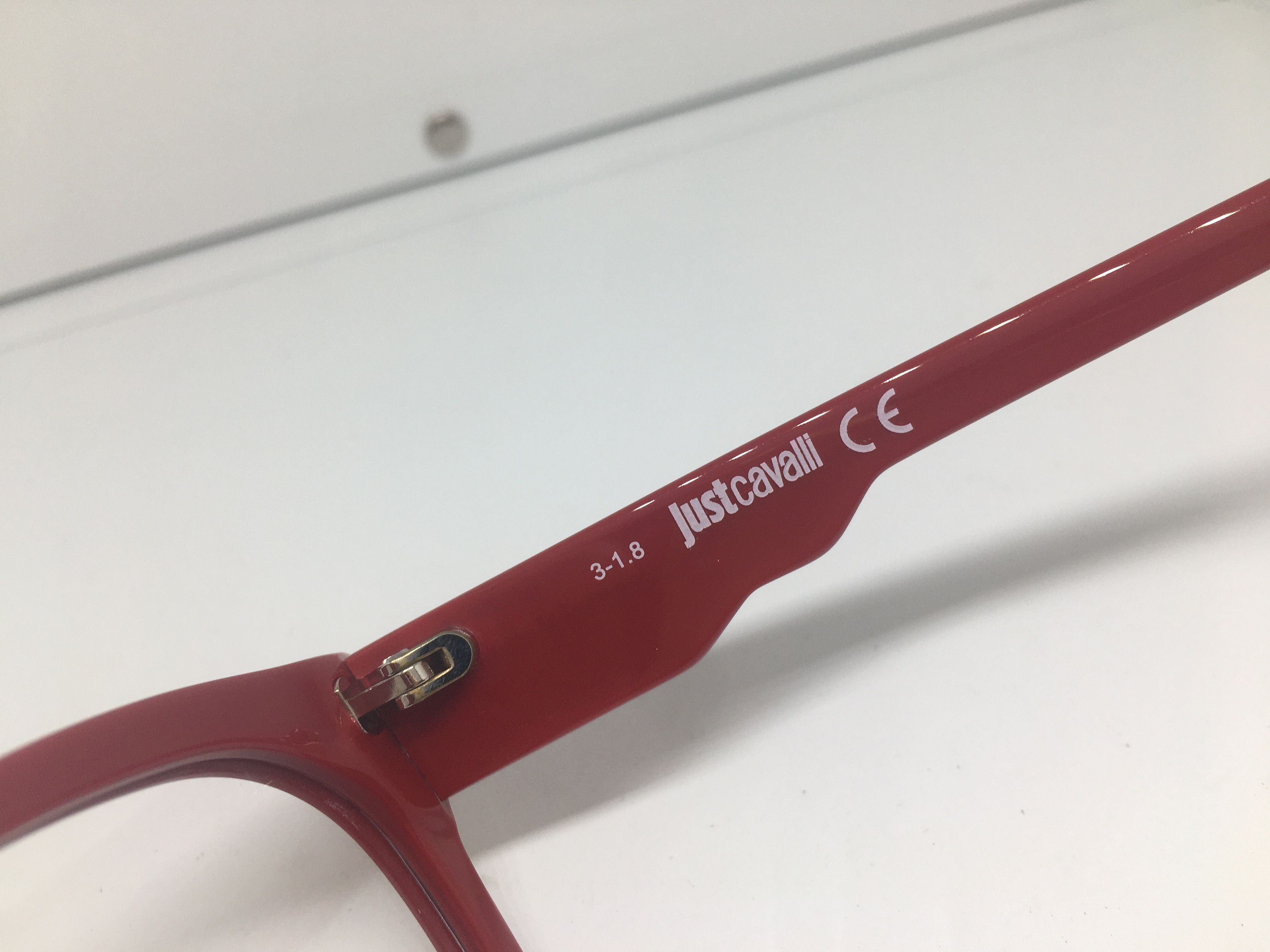 Just Cavalli Just Cavalli Red Acetate Eyeglasses Frame Size ONE SIZE - 4 Thumbnail