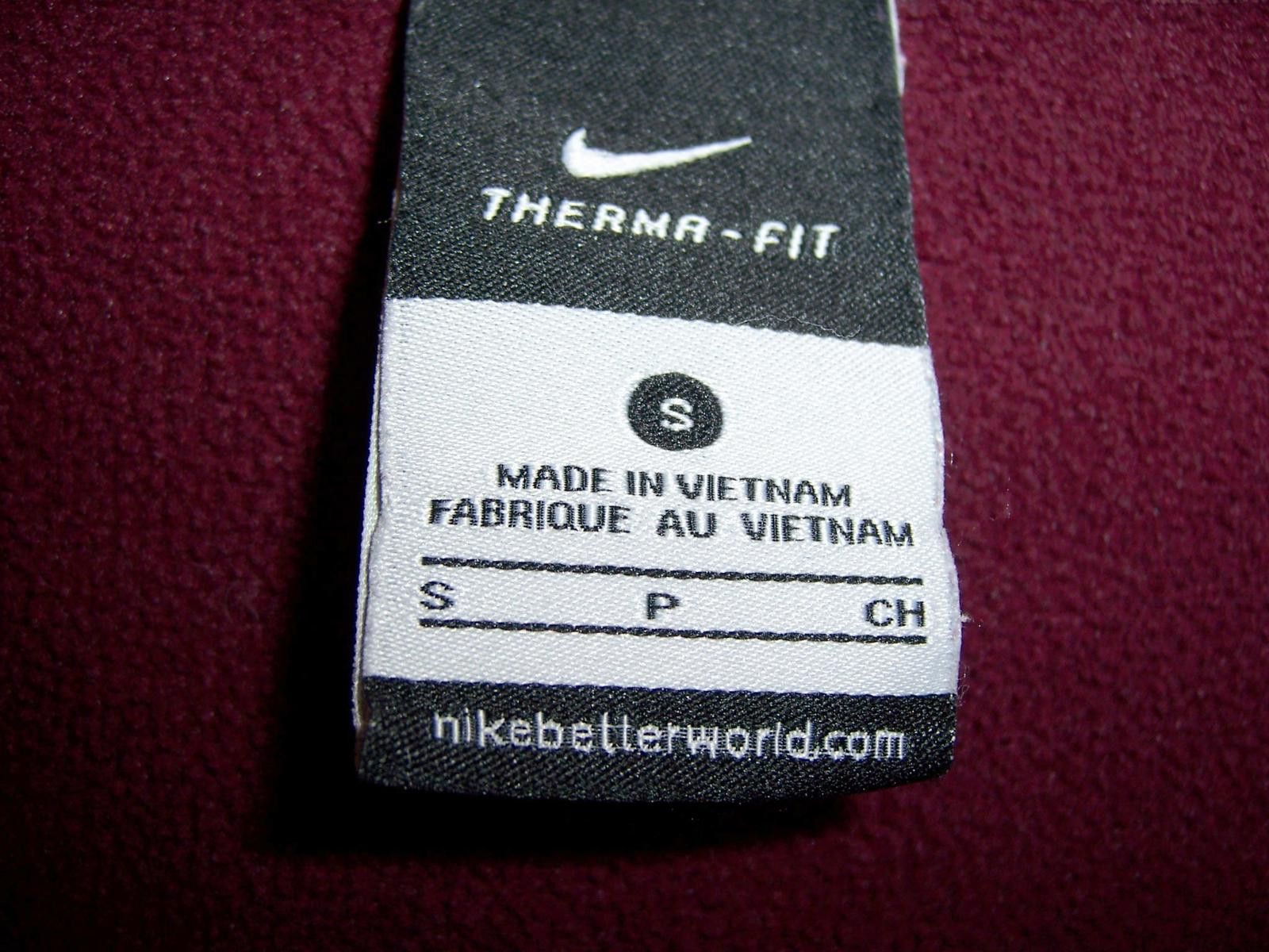 Nike Virginia Tech Hokies Nike Therma-Fit Hoodie-Zip-Maroon-S Size S / US 4 / IT 40 - 6 Thumbnail