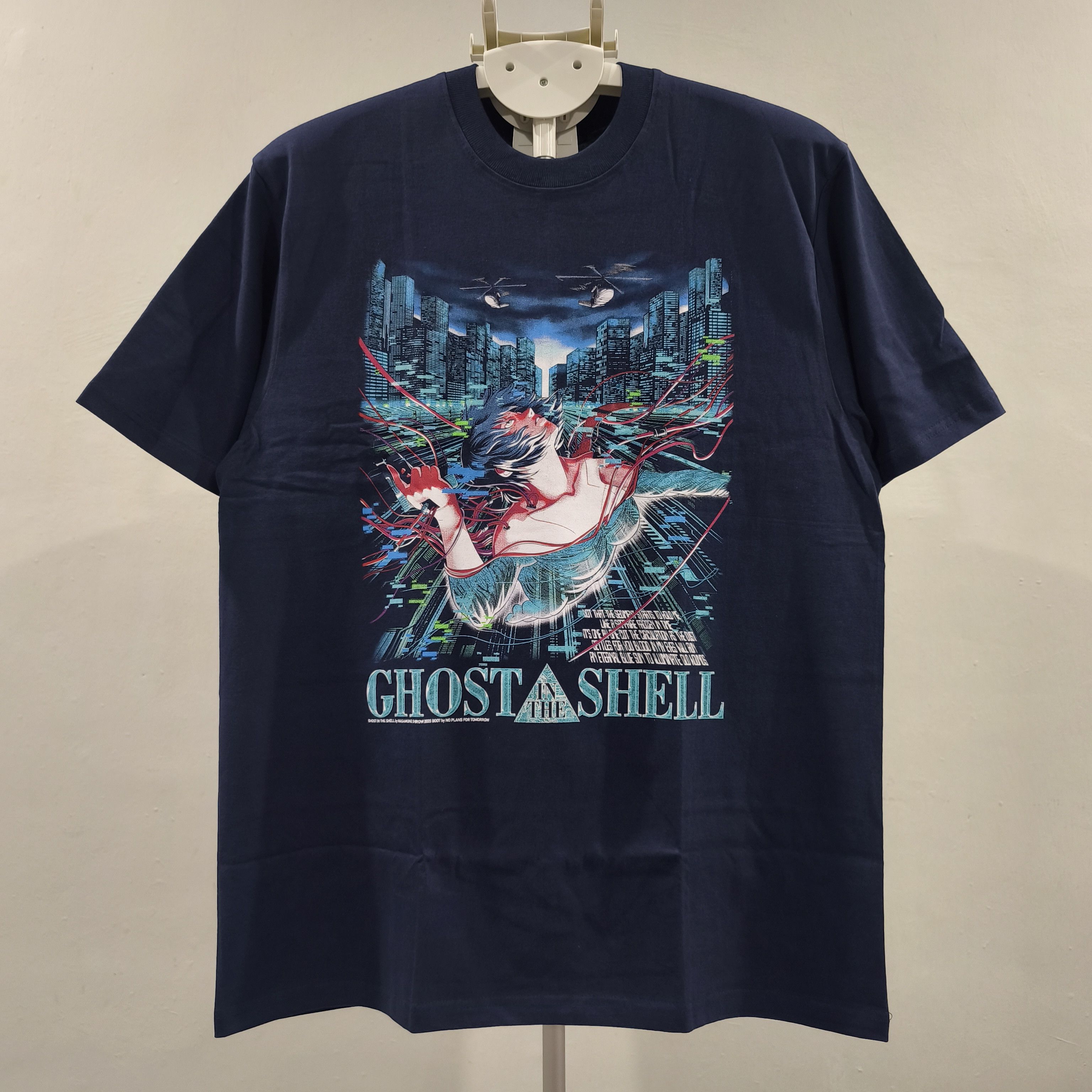 Anime Ghost In The Shell 1995 Navy T-shirt Size US XL / EU 56 / 4 - 1 Thumbnail