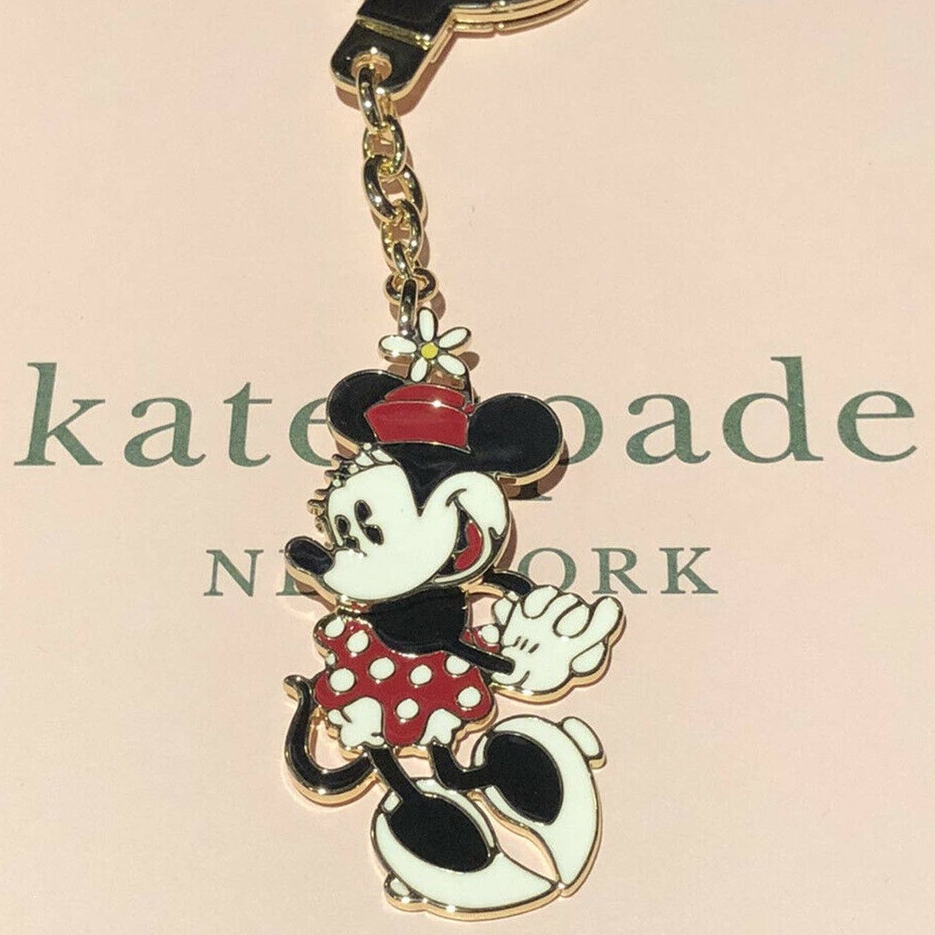 Kate Spade Kate Spade Disney Minnie Mouse Keychain key Ring Bag Charm Size ONE SIZE - 6 Thumbnail