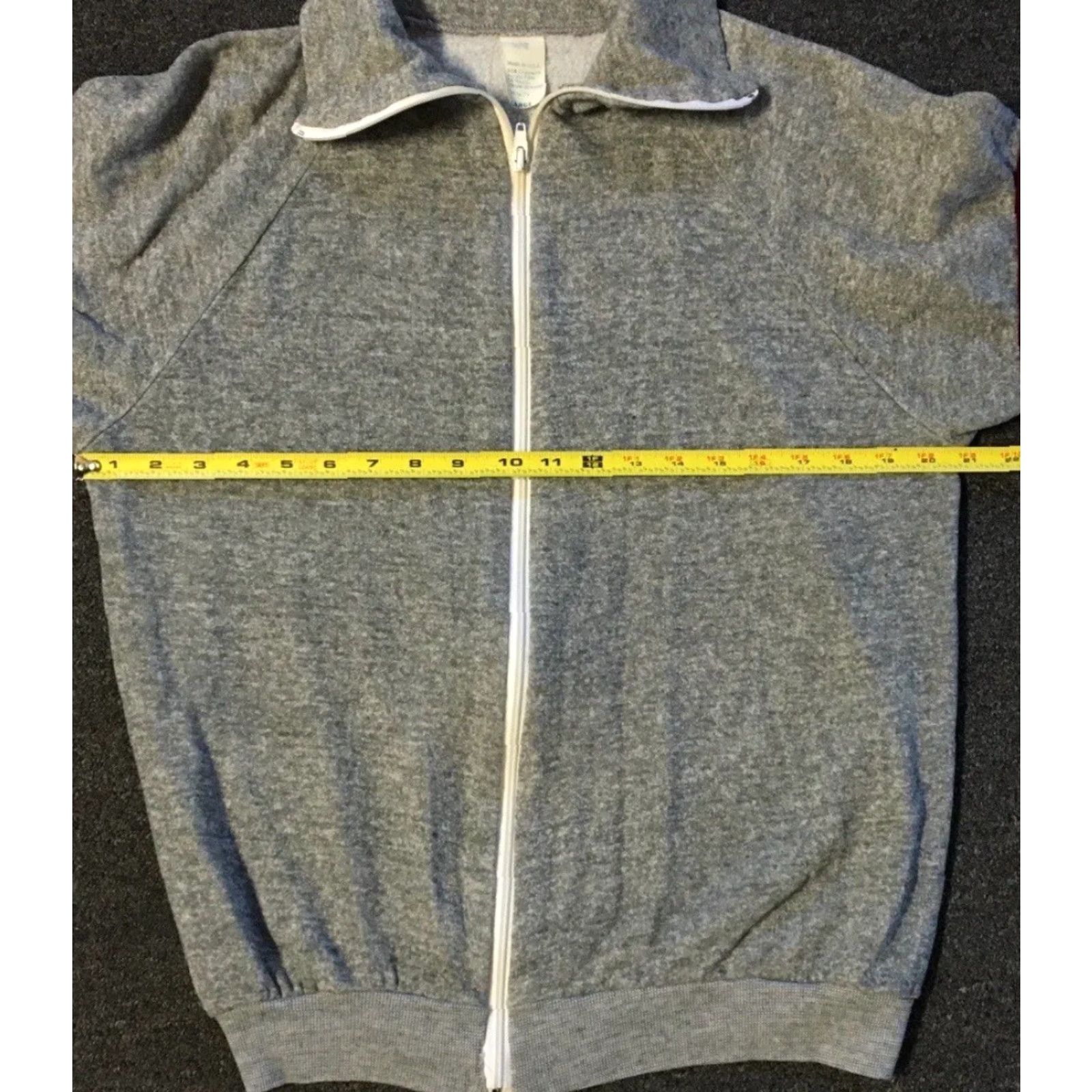 Vintage VINTAGE Physical Education Sweatshirt Jacket Zip Gray S USA 80s 90s Biker Punk Skate Surf Grunge Army Classic Vintage 80s 90s Mens Sweatshirt Size US S / EU 44-46 / 1 - 6 Thumbnail