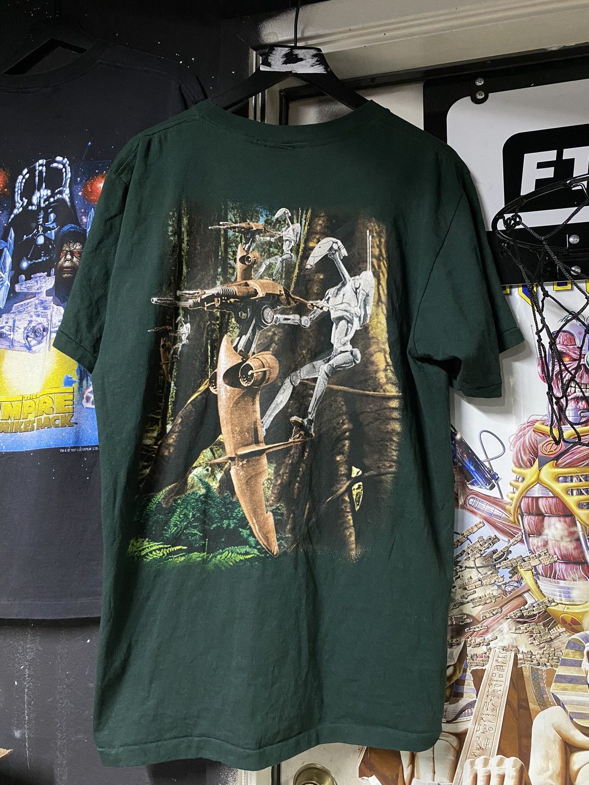 Vintage 90’s Vintage Star Wars Ep 1 Droids Tee Shirt Large Size US L / EU 52-54 / 3 - 2 Thumbnail