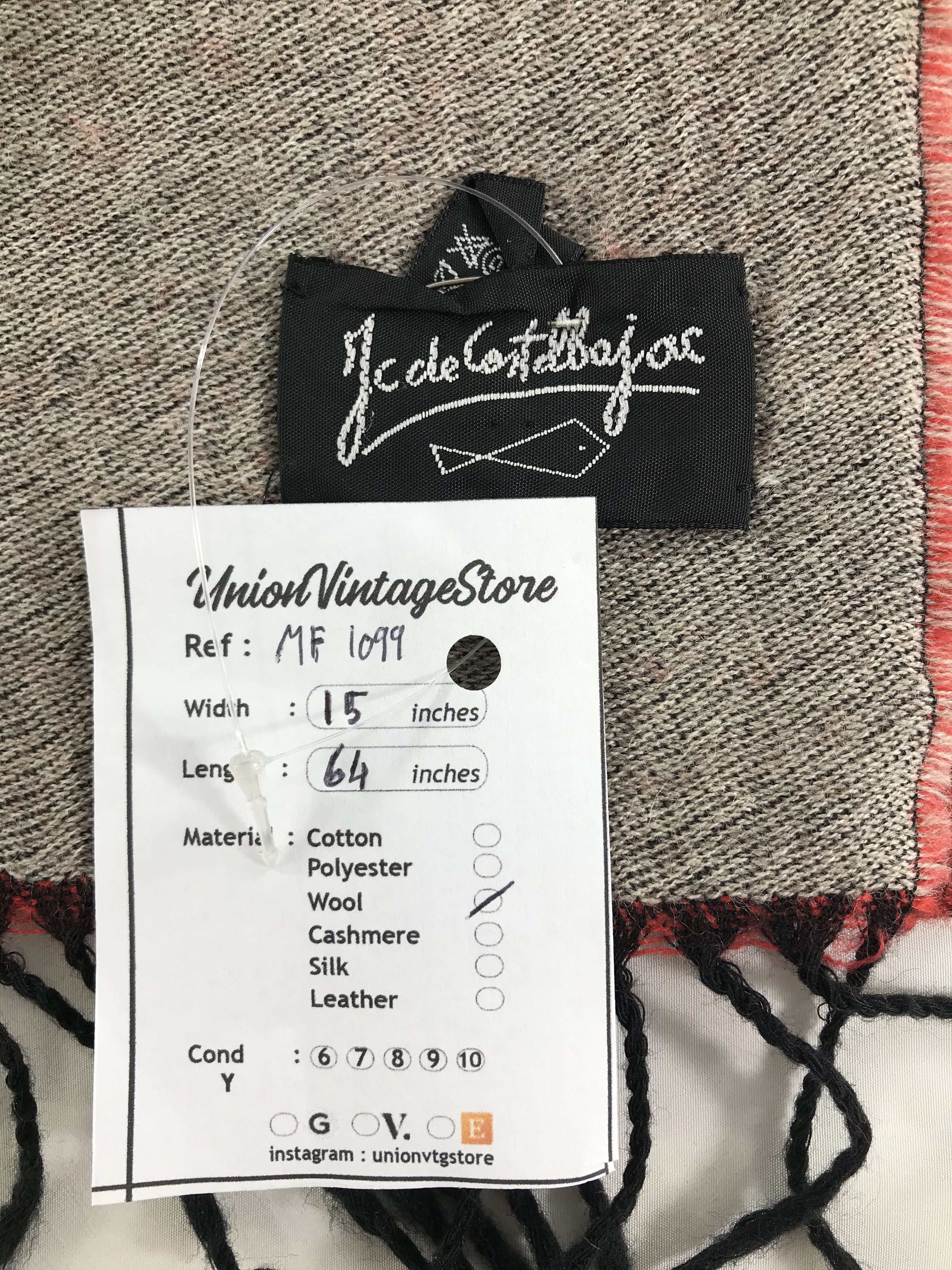 Jean Charles De Castelbajac Vintage Castelbajac Scarf/Muffler/Neckwear MF1099 Size ONE SIZE - 5 Thumbnail