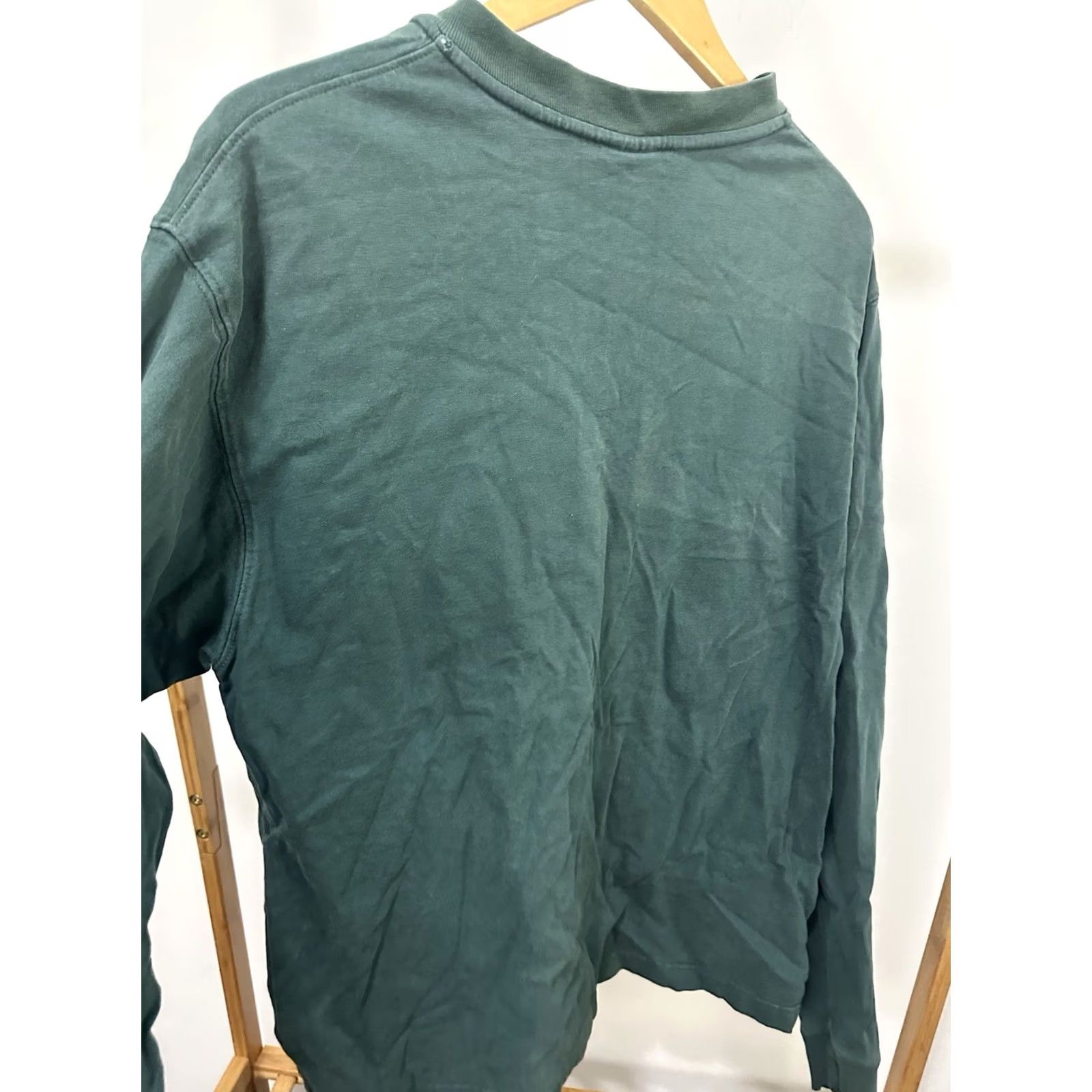 Carhartt VTG Carhartt Faded Worn Distressed Work WIP Pocket Henley LS T-Shirt L Men Green Size L Size US L / EU 52-54 / 3 - 5 Thumbnail